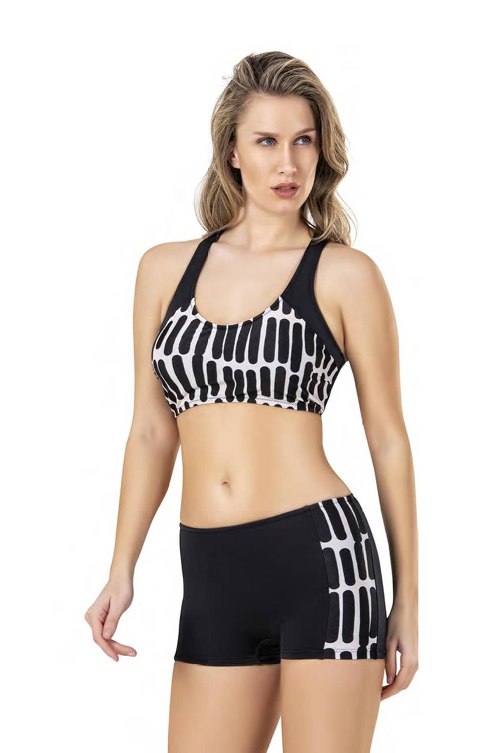 مجموعة بيكيني شاطئية | أسماسان 22216 - قماش 80% بولياميد و20% إيلاستين، منتج محلي آمن للنساء، مقاس 38