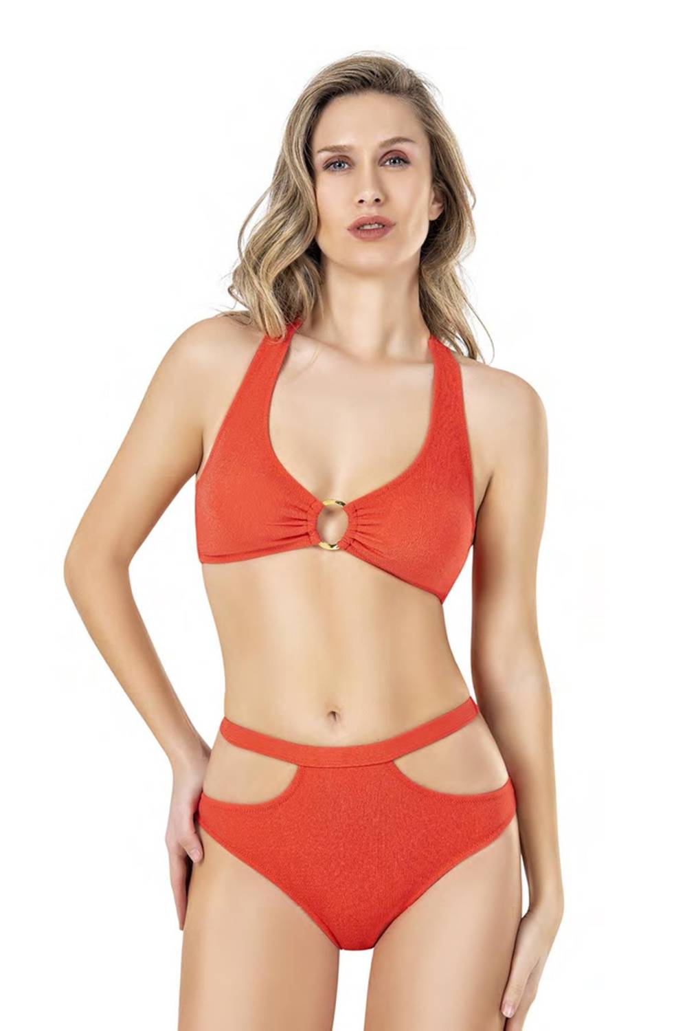 Бикини комплект пляжной одежды Asmaysan 22267, 80% полиамид, 20% эластан, безопасно для здоровья, размер 36-42