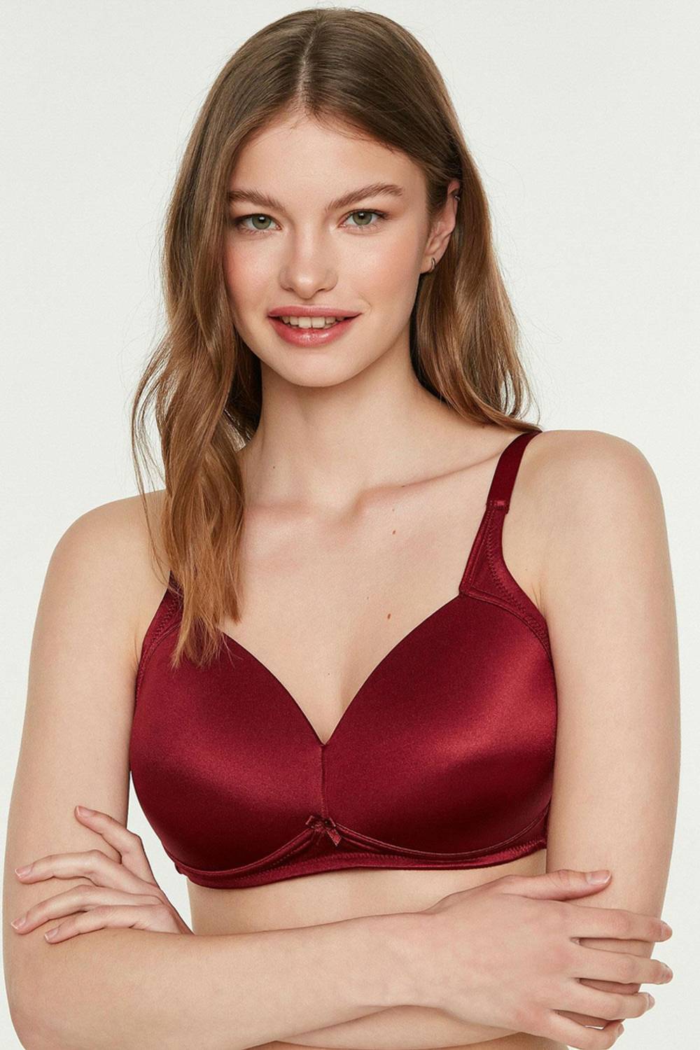 Базовый без поддержки корсетный бюстгальтер | Новый бюстгальтер 7100, 90% полиамид, 10% полиэстер, женский, размер 85-95