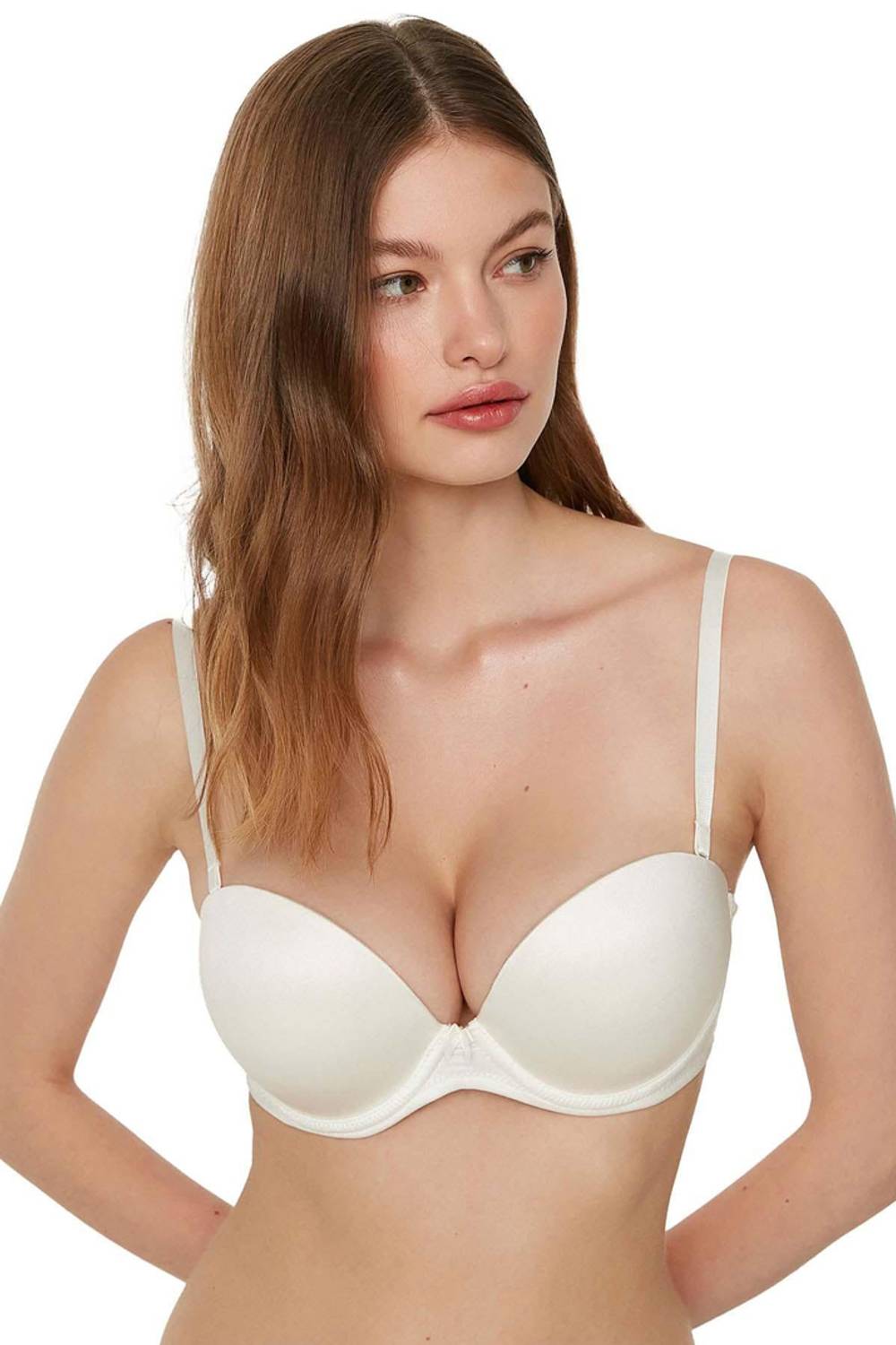 Бюстгальтер с двойной поддержкой Basic | New Bra 7040, 90% полиамид, 10% полиэстер, размер 80 и 75, отечественное производство, безопасные материалы