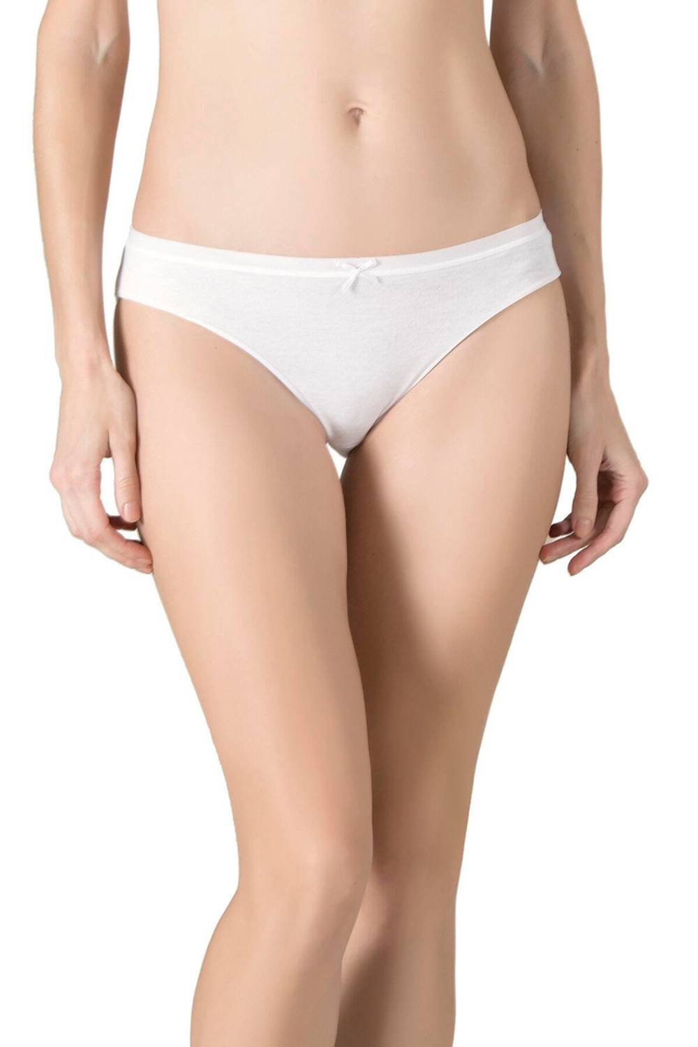 Женские трусики белые | Kompedan K23533, 100% хлопок, антиаллергенные, мягкие, эластичные, воздухопроницаемые, длительный срок службы, местное производство