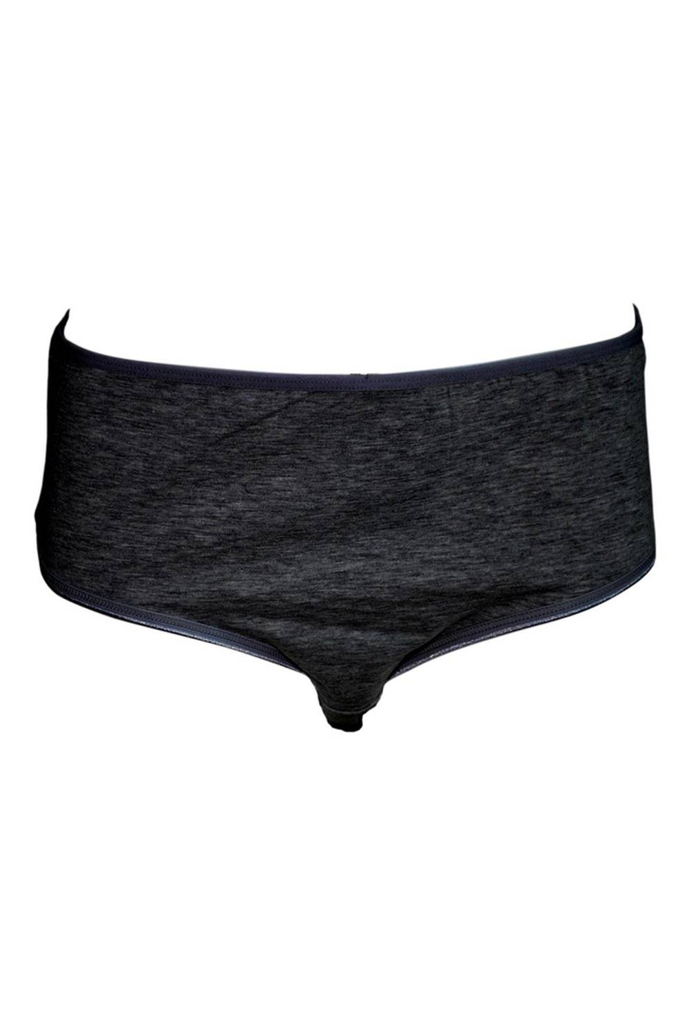 Жіночі великі бавовняні труси чорного кольору Papatya 235, розмір 44-46, з безпечних матеріалів