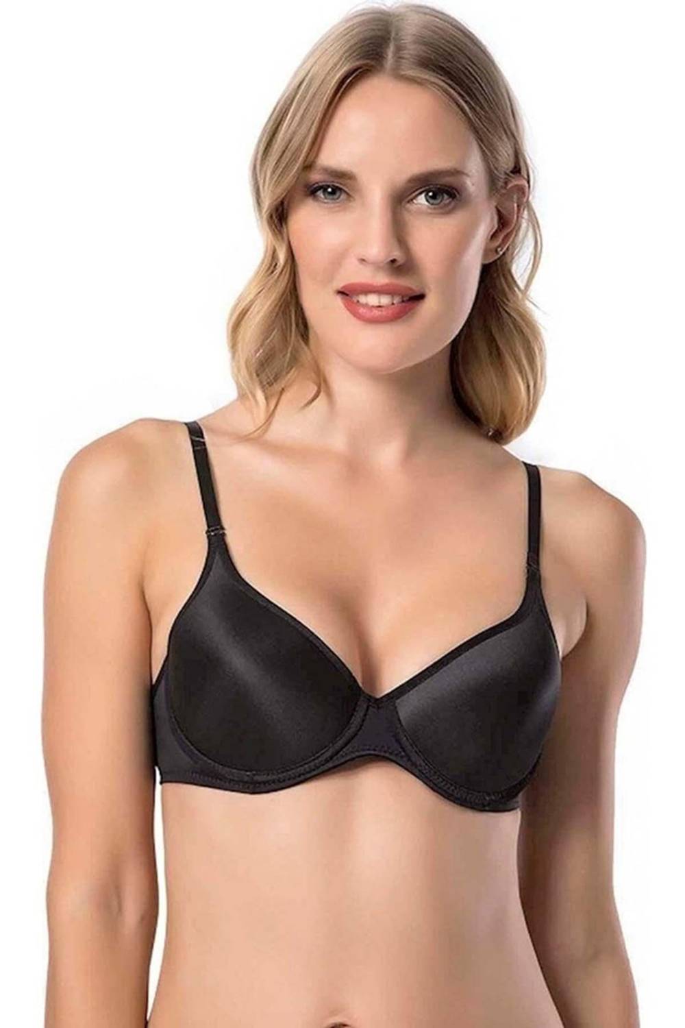 Мягкий микрофибровый бюстгальтер черный | Le Jardin 9600-B, 100 размер, безвредные материалы, оригинальная упаковка