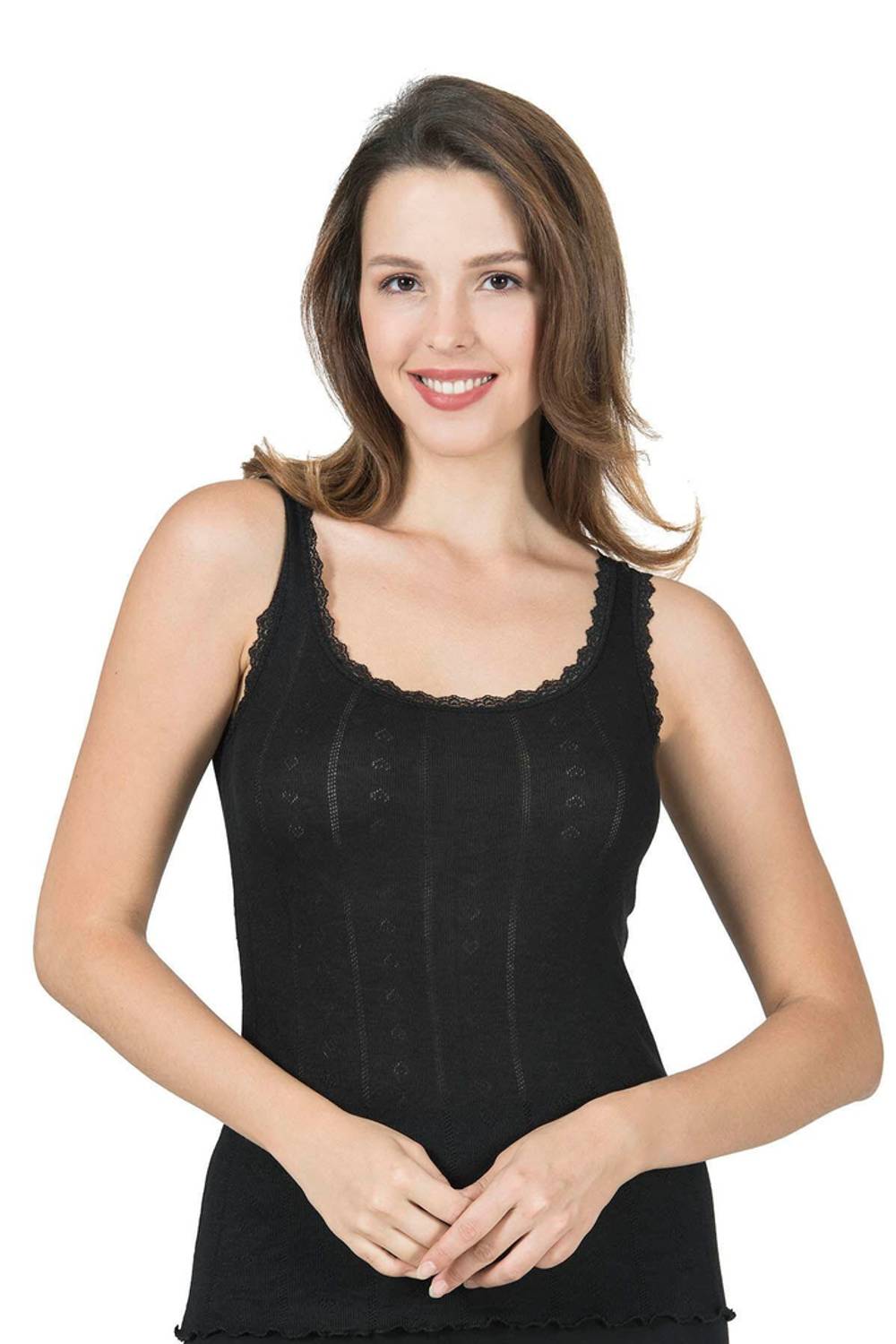 Жіночий еластичний чорний топ з м'якого матеріалу, комфортна посадка, багато кольорів, розміри S-4XL