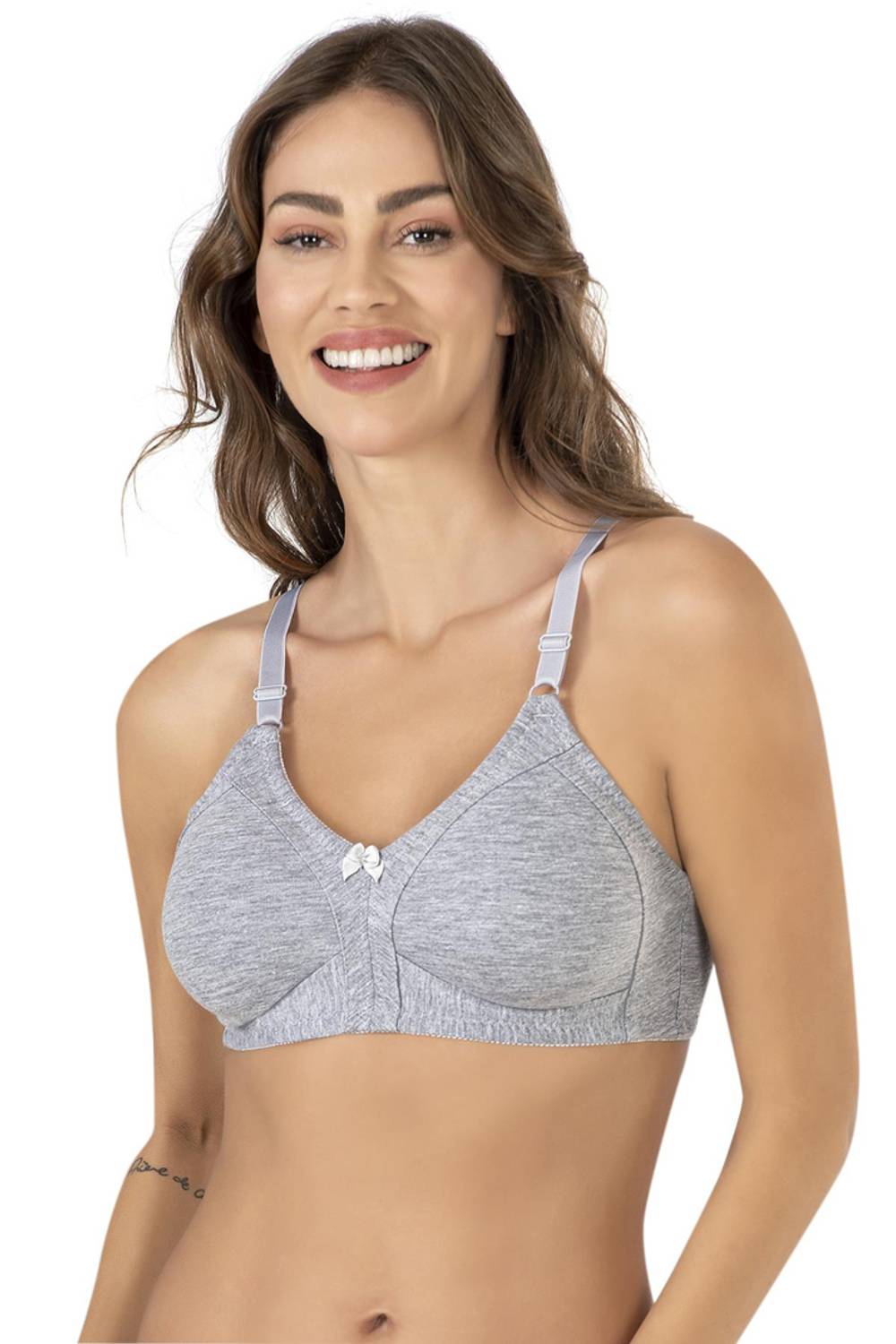 Пеньюар-собиратель серый | Nbb 351, поддерживающий, без наполнителя, безопасен для здоровья, размеры 85-110, оригинальная упаковка, прямые линии