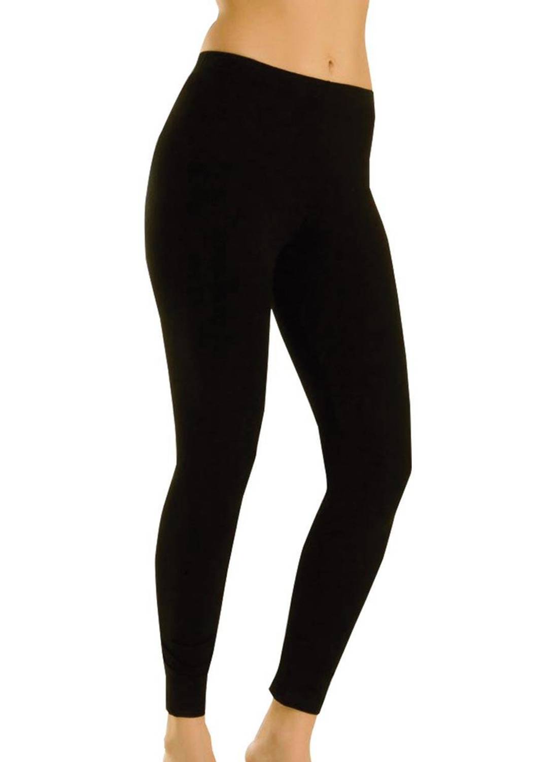 تايور كومبدان للنساء القابل للتمدد بألوان موحدة طويل باللون الأسود 4-م، 3-س