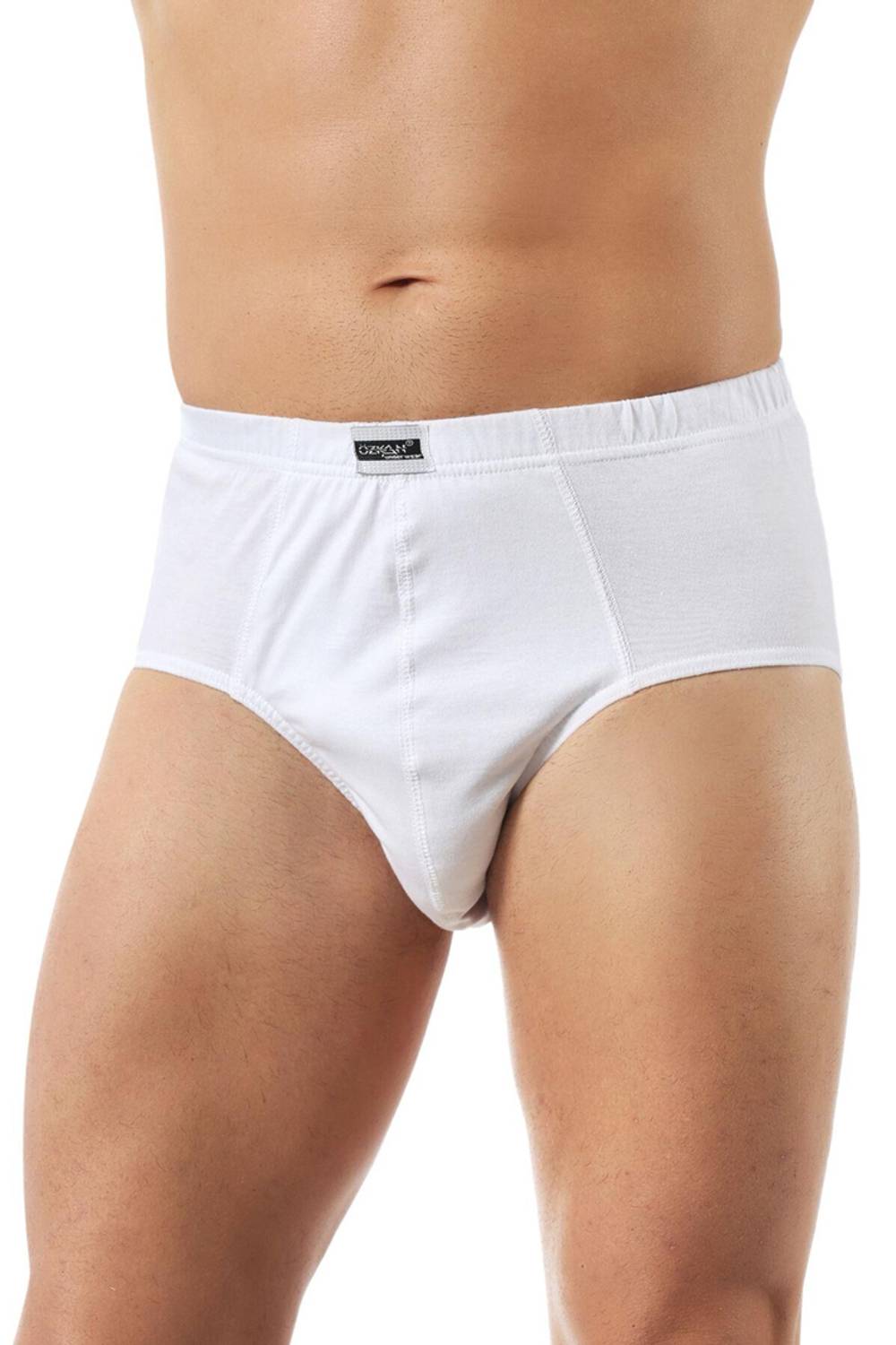 Удобные хлопковые слитные трусы | Белый K0037, размеры S-5XL, бренд Underwear