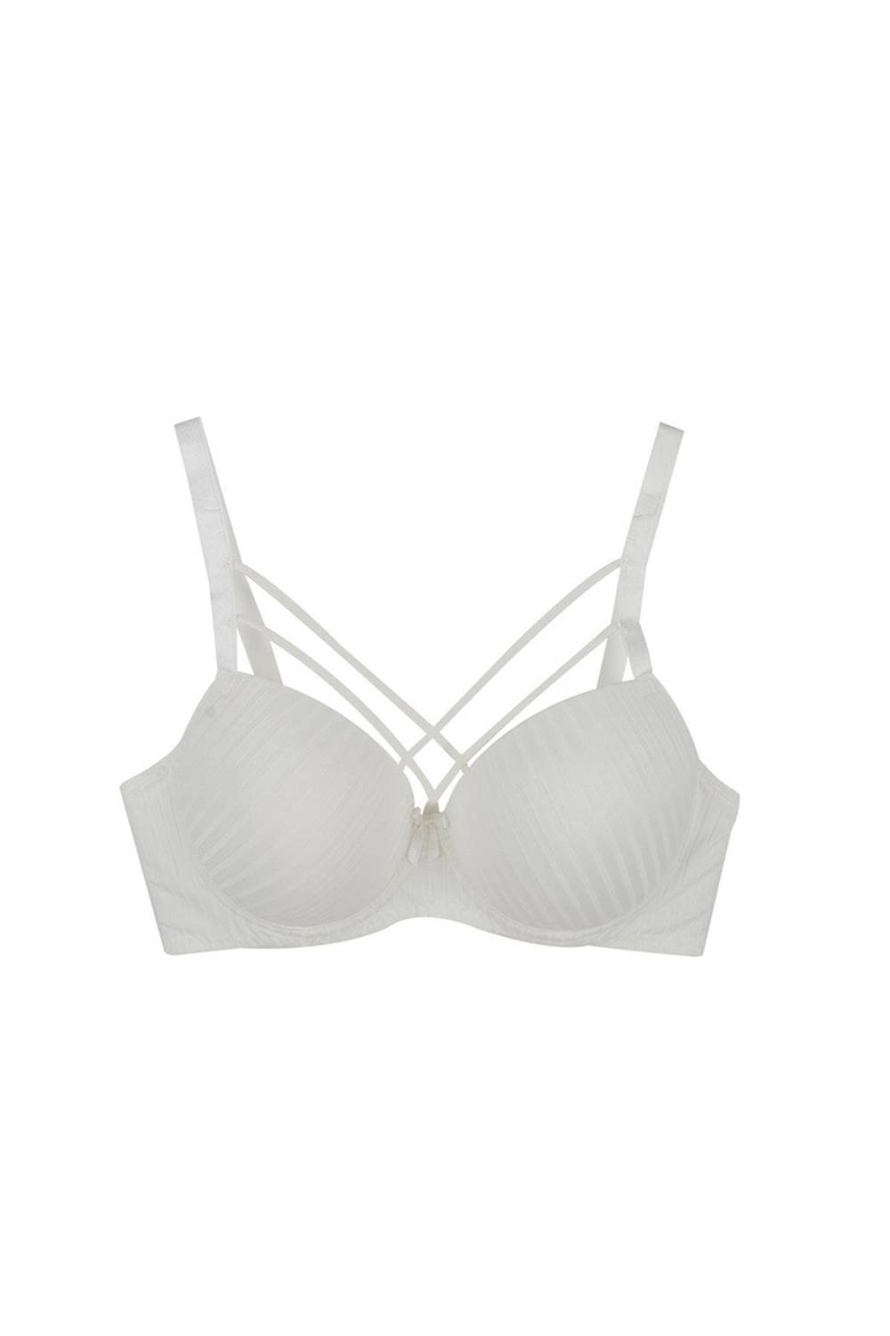 Бюстгальтер без підтримки з деталями на шнурках спереду C Kap | Кремовий 977, розміри: 85, 90, 95