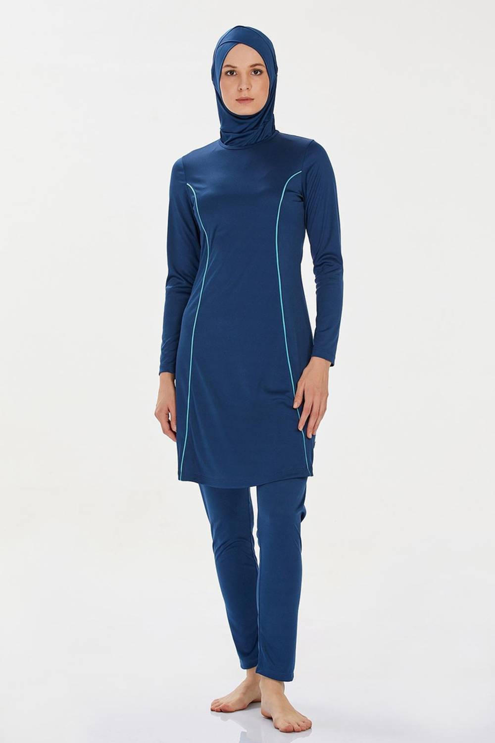 مايو تحجب طويل الأكمام | 9021 - ماركة ملابس داخلية، مقاس XL وM