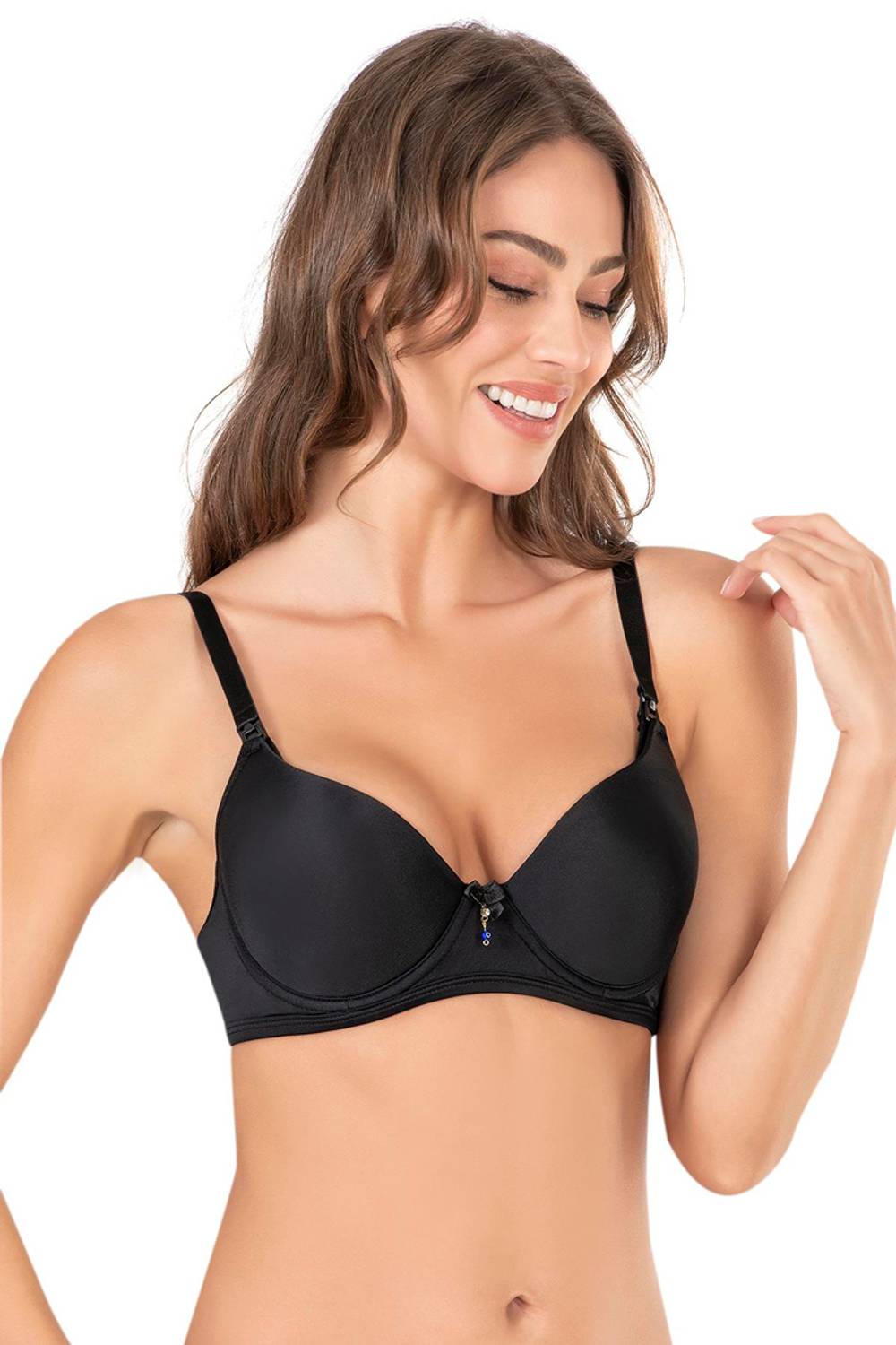 Каплійний бюстгальтер для годування з кісточками | Розміри: 80, 85, 90