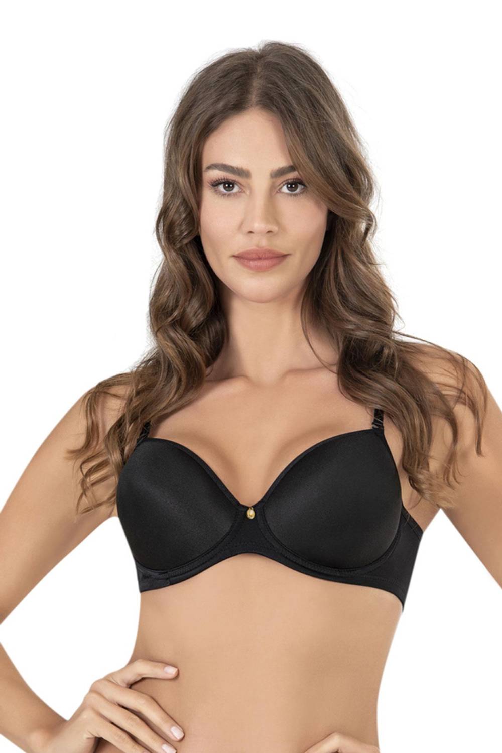 Купальник без чашок Balenli Felalty Soft з мікродосить чорного кольору, розміри 80, 85