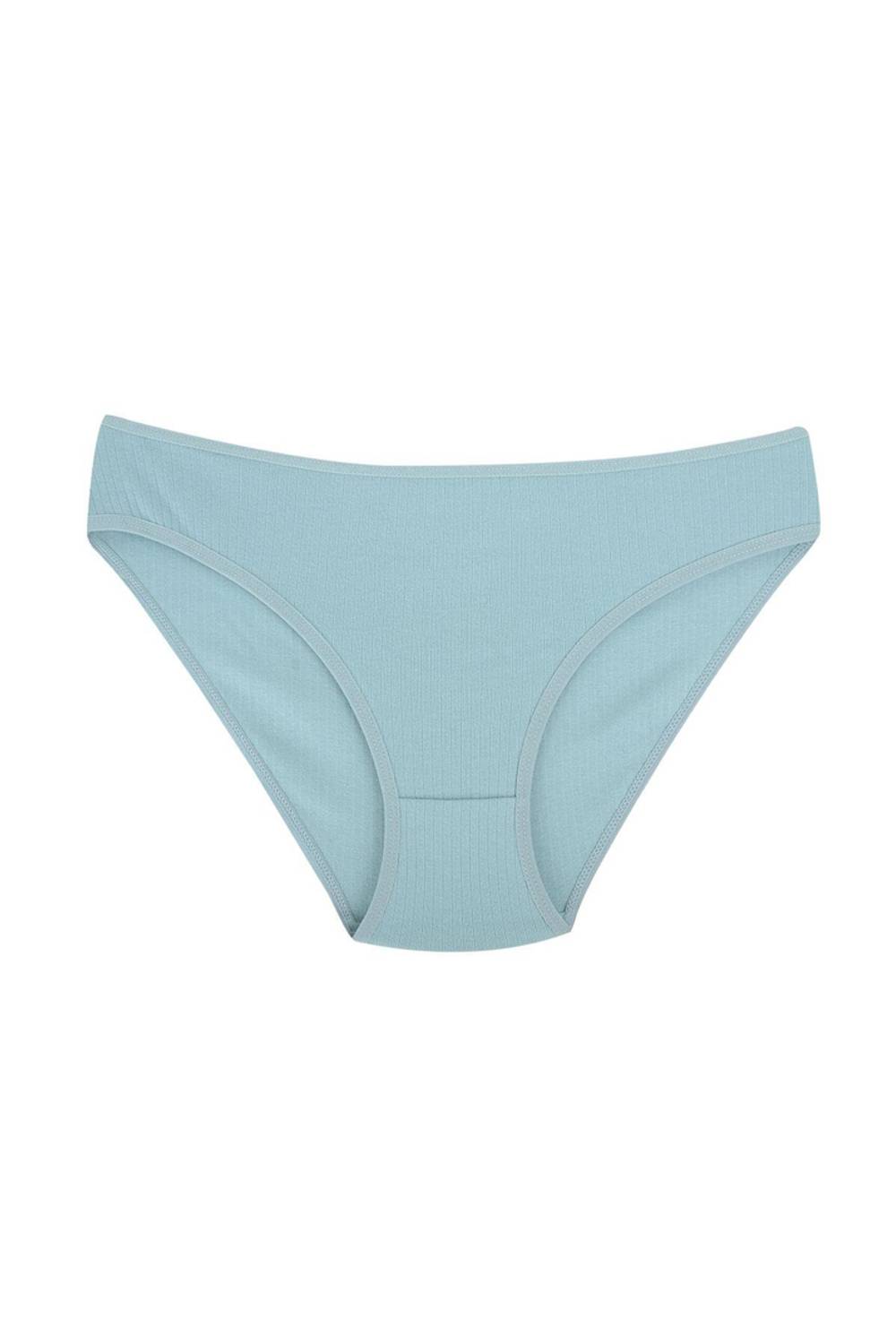 Еластичні бікіні труси з бавовни Fitilli Ribana, комфортний і стильний розмір S/M, L/XL, колір бірюзовий