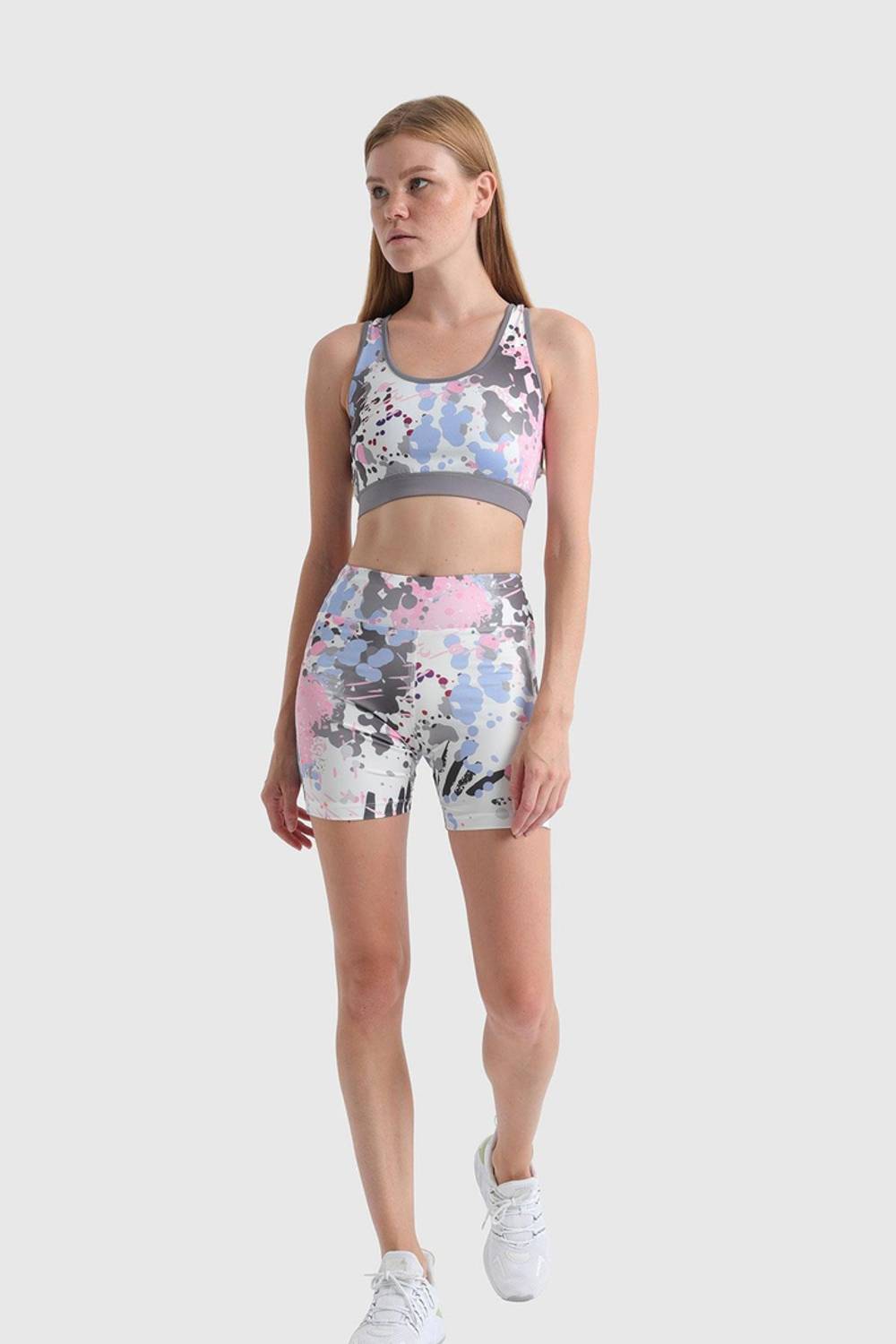 Жіночі мікрофіброві шорти-легінси індиго 17054, розміри S, M, L, XL, бренд: Underwear