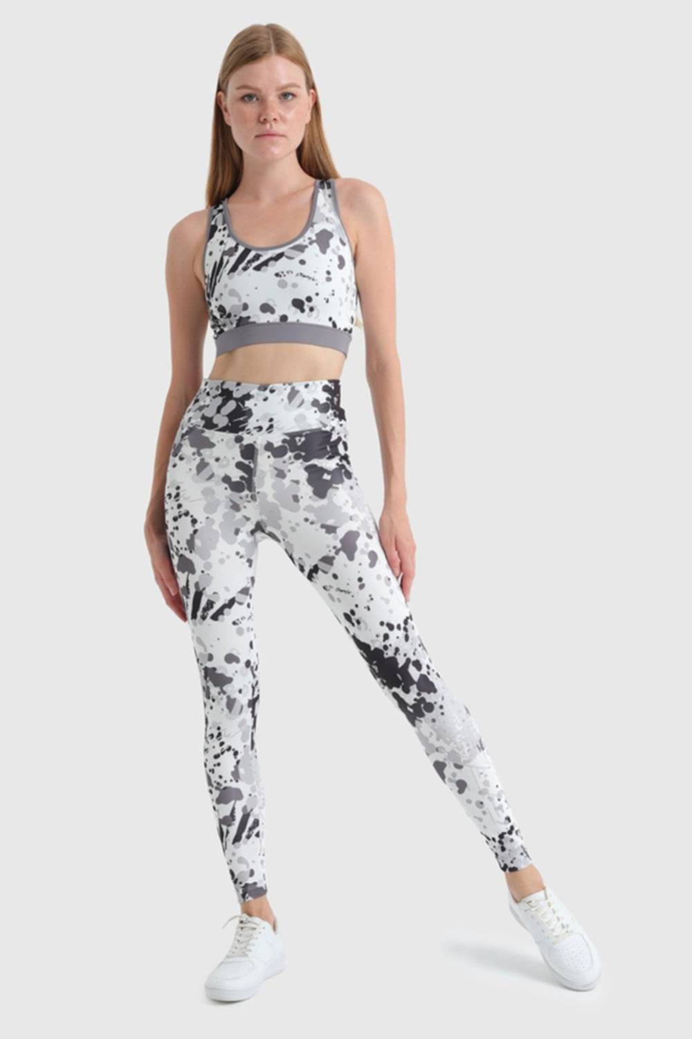 Жіночі спортивні легінси під маркою Underwear, колір: димчастий, розміри: S, M, L, XL