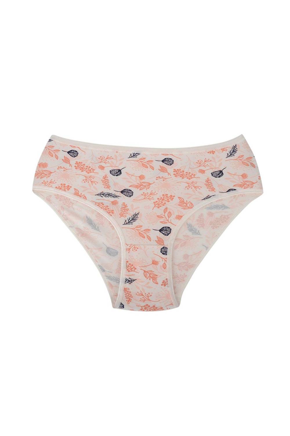 بناطيل داخلية قطنية مرنة مزخرفة | V3 26000 بأحجام XL و 2XL و L