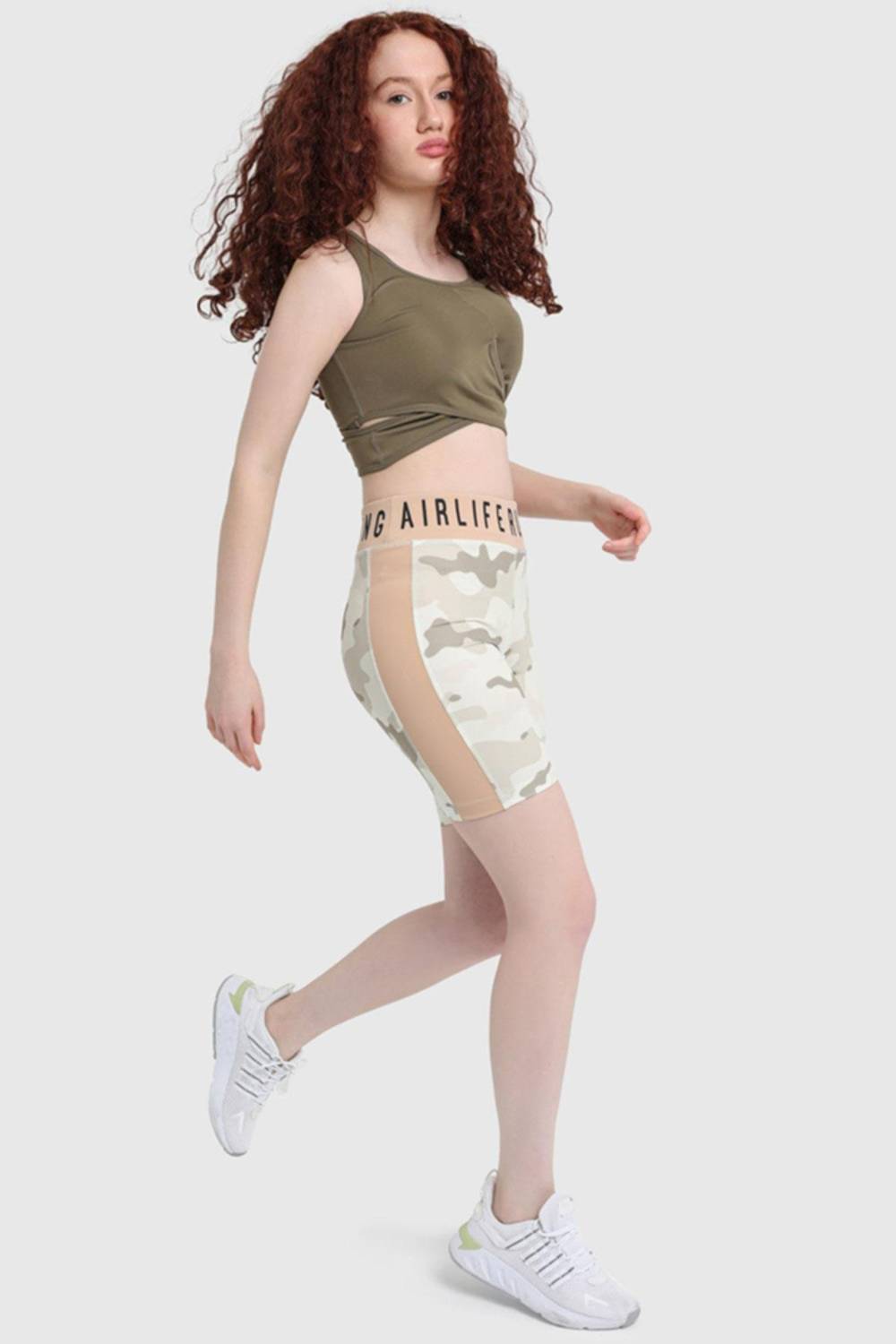 Жіночі короткі спортивні шорти | Бежевий 17038, розміри S, M, L, XL від бренду Underwear