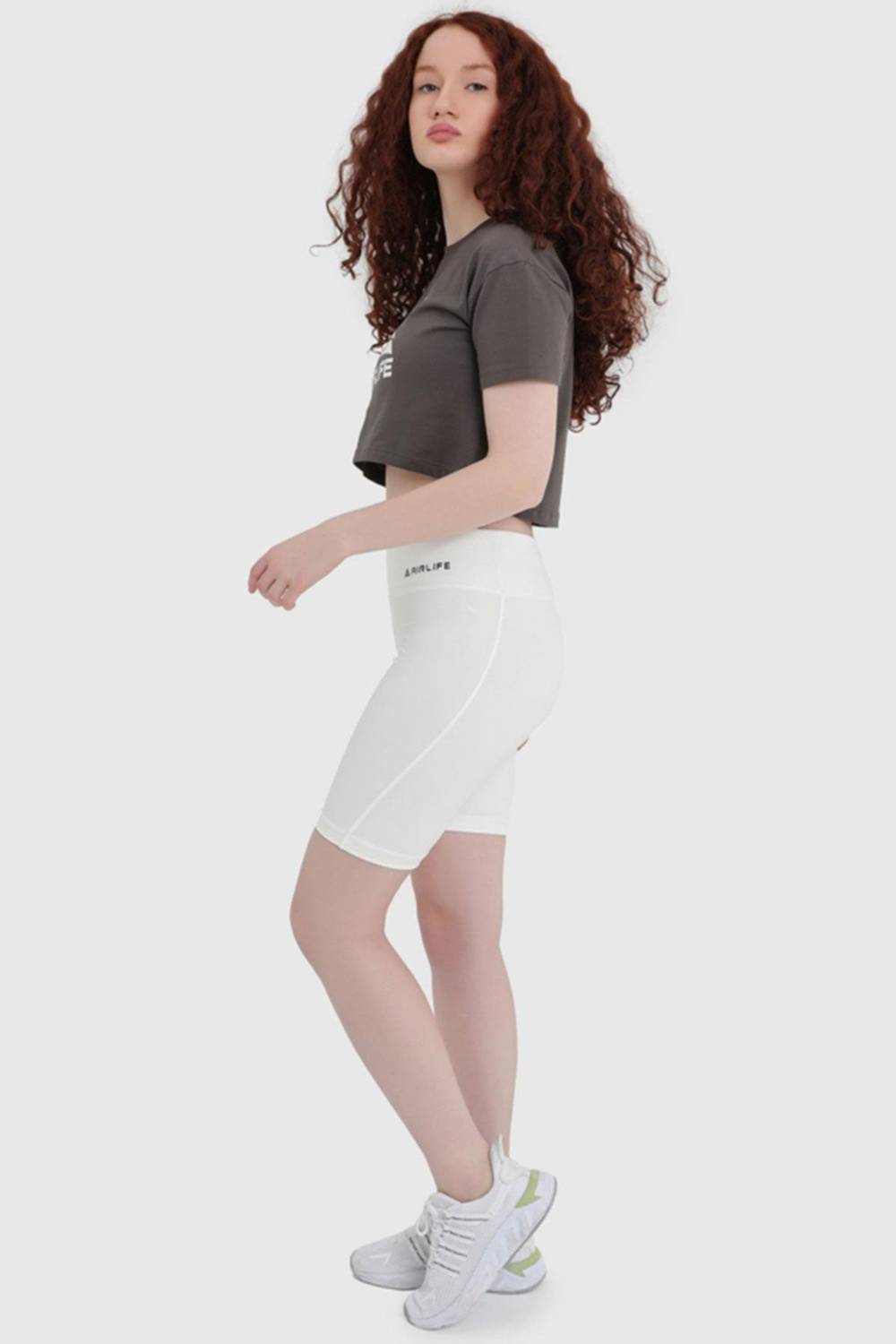 Женские тренировочные шорты леггинсы | Экру 17040, размер S, M, L, XL от Underwear