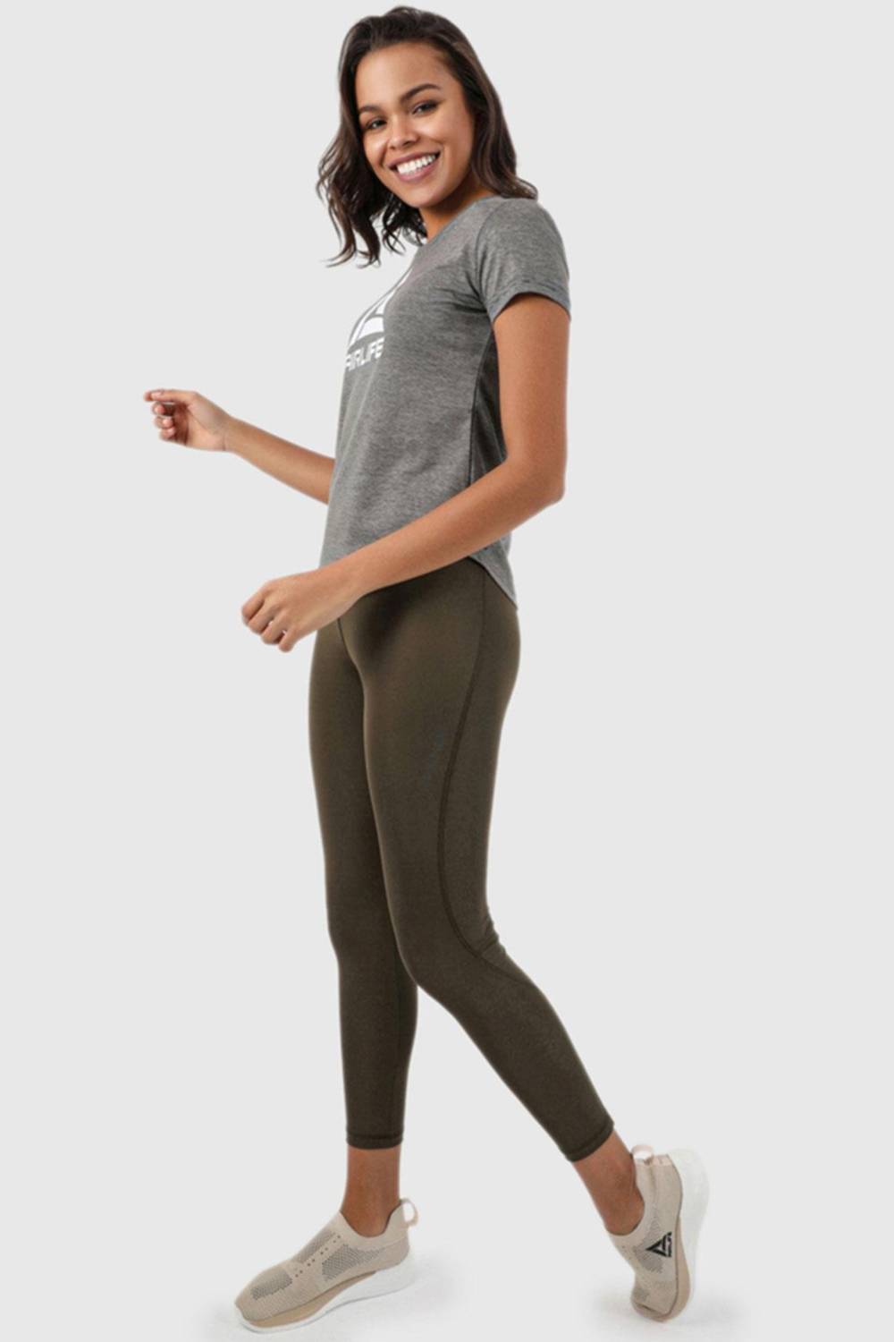 Жіночі ультратонкі легінси | Хакі 22006, бренд: Underwear, розмір: S, L, XL