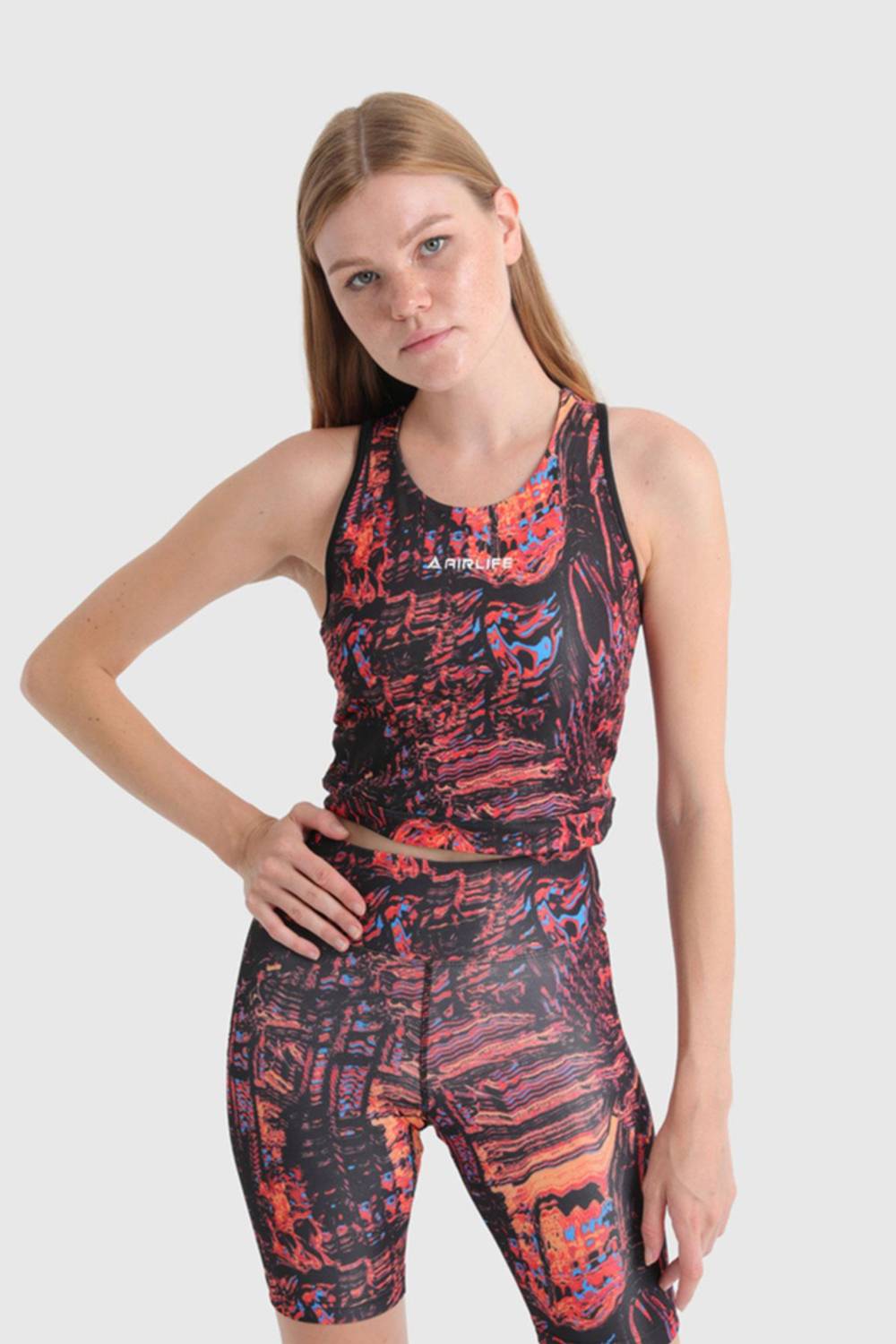 Спортивний бюстгальтер для жінок | Червоний 21016, брендовий нижня білизна, розміри S, M, L, XL