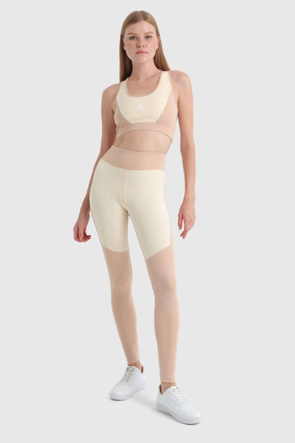 Жіночі спортивні легінси | Сахра бежевий, розміри S, M, L, XL