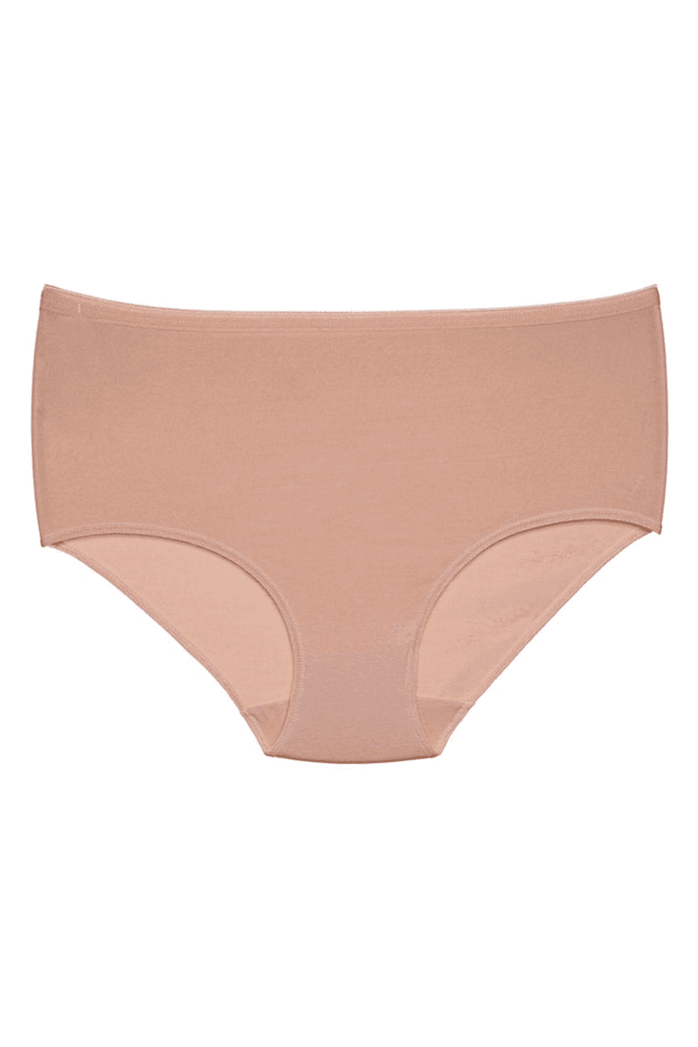 Жіночі бавовняні модальні трусики з високою талією | Тон 1851, Розміри XL, L, M