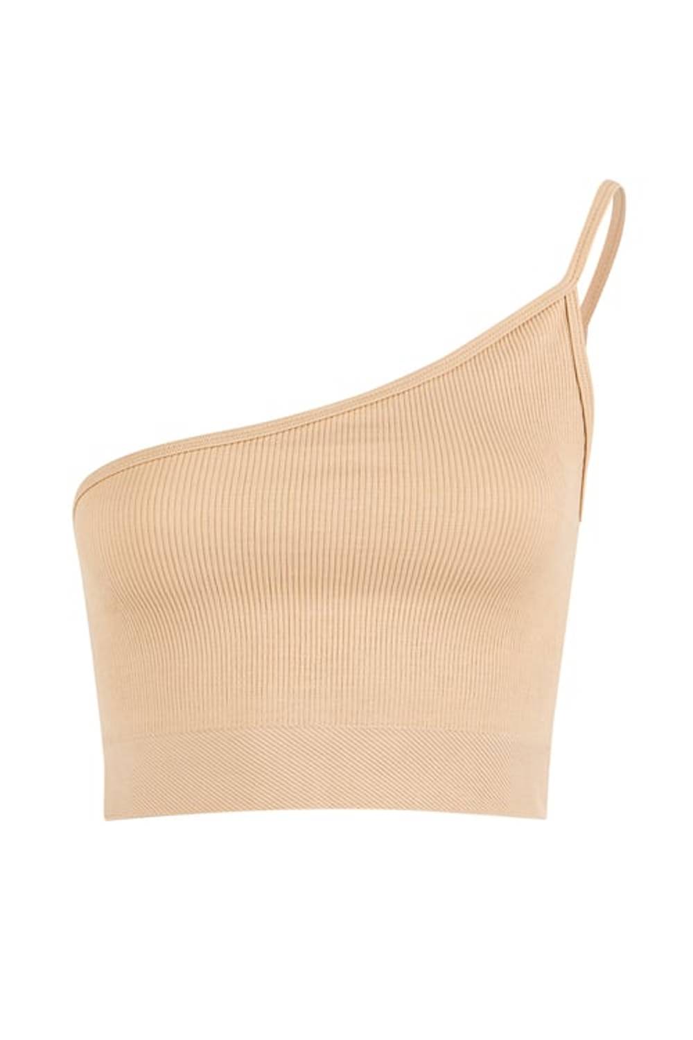 CAMEL TEK OMUZ CROP TOP
