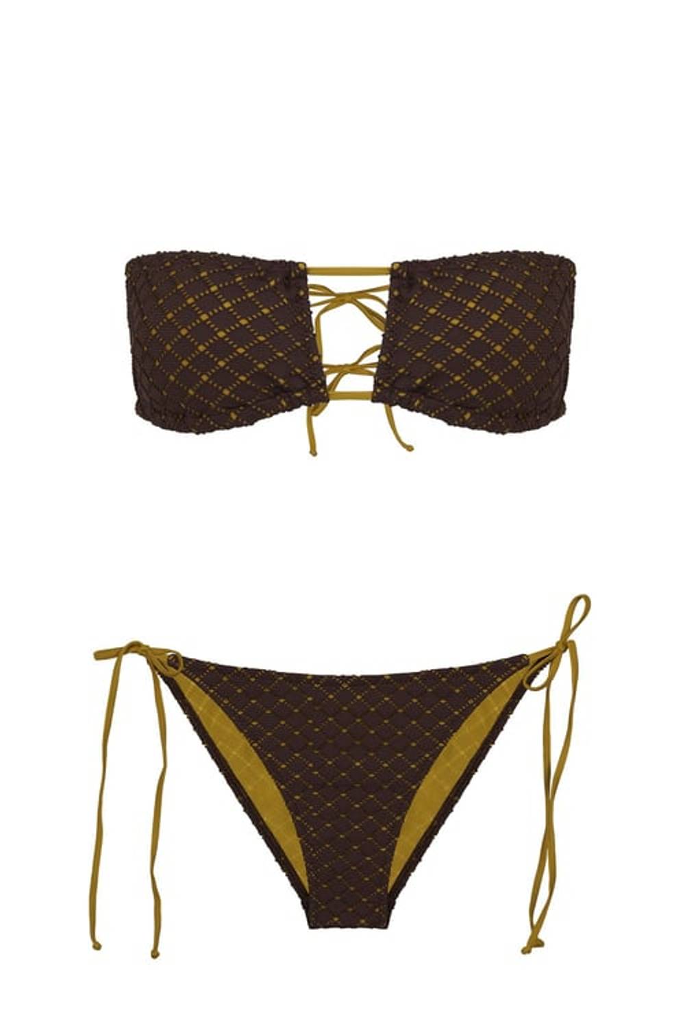 Страплезний бікіні комплект Aquella, розміри 36, 38, 40