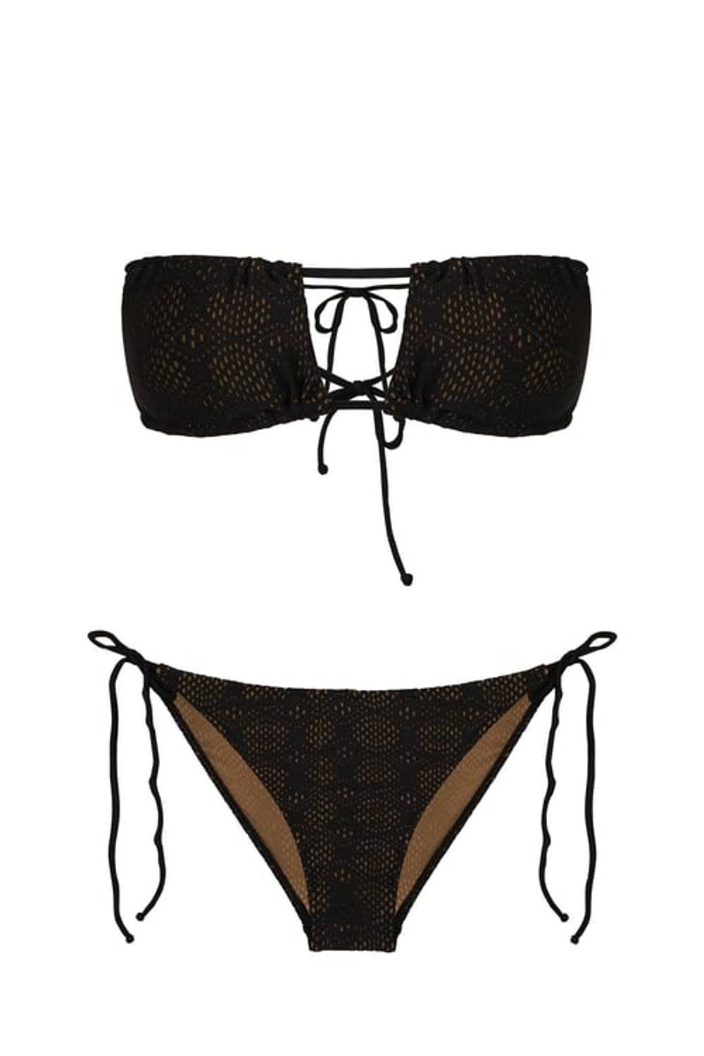 Бикини без бретелей Aquella с завязками, размеры 36, 38, 40