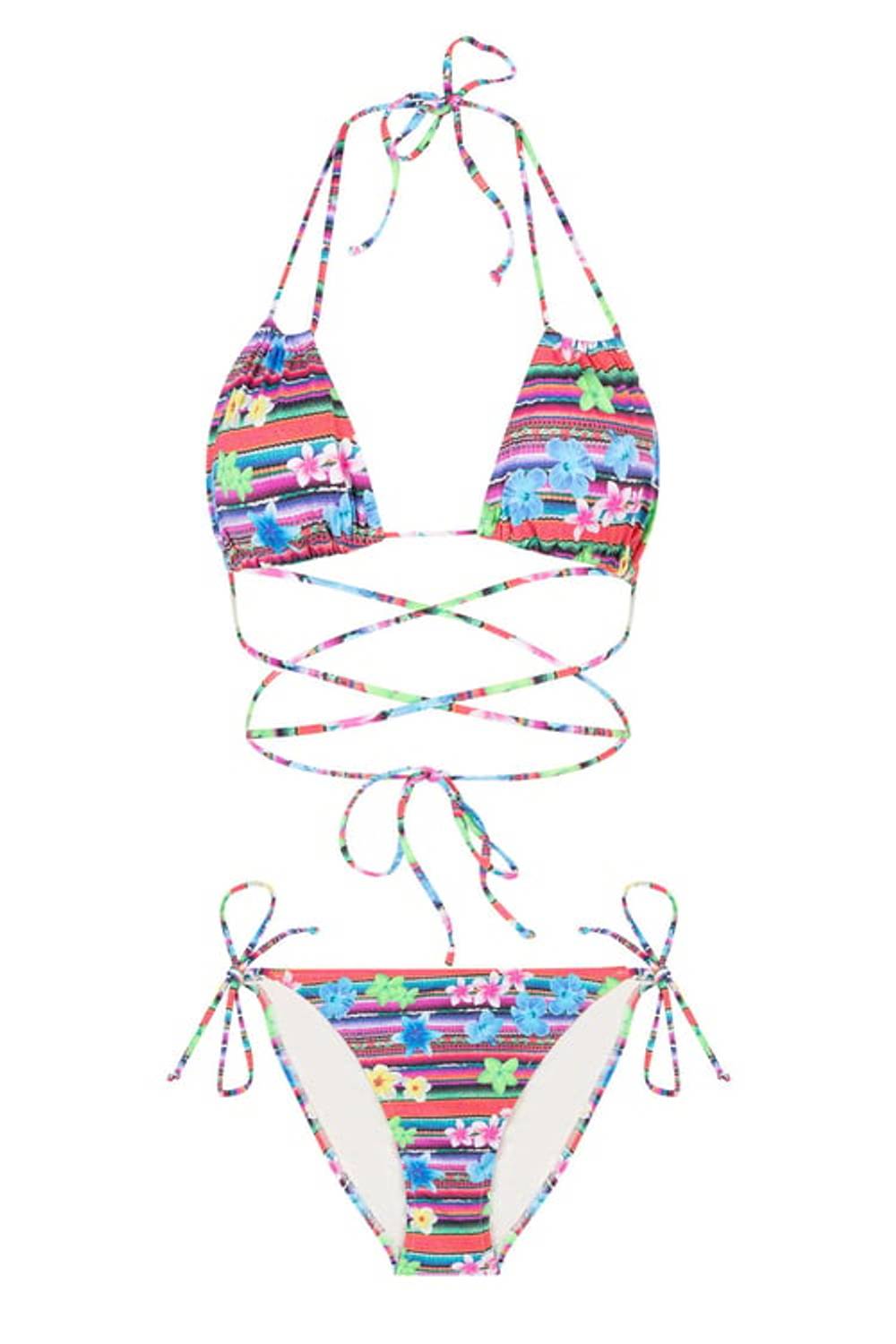 Üçgen Bağlamalı Bikini Takım