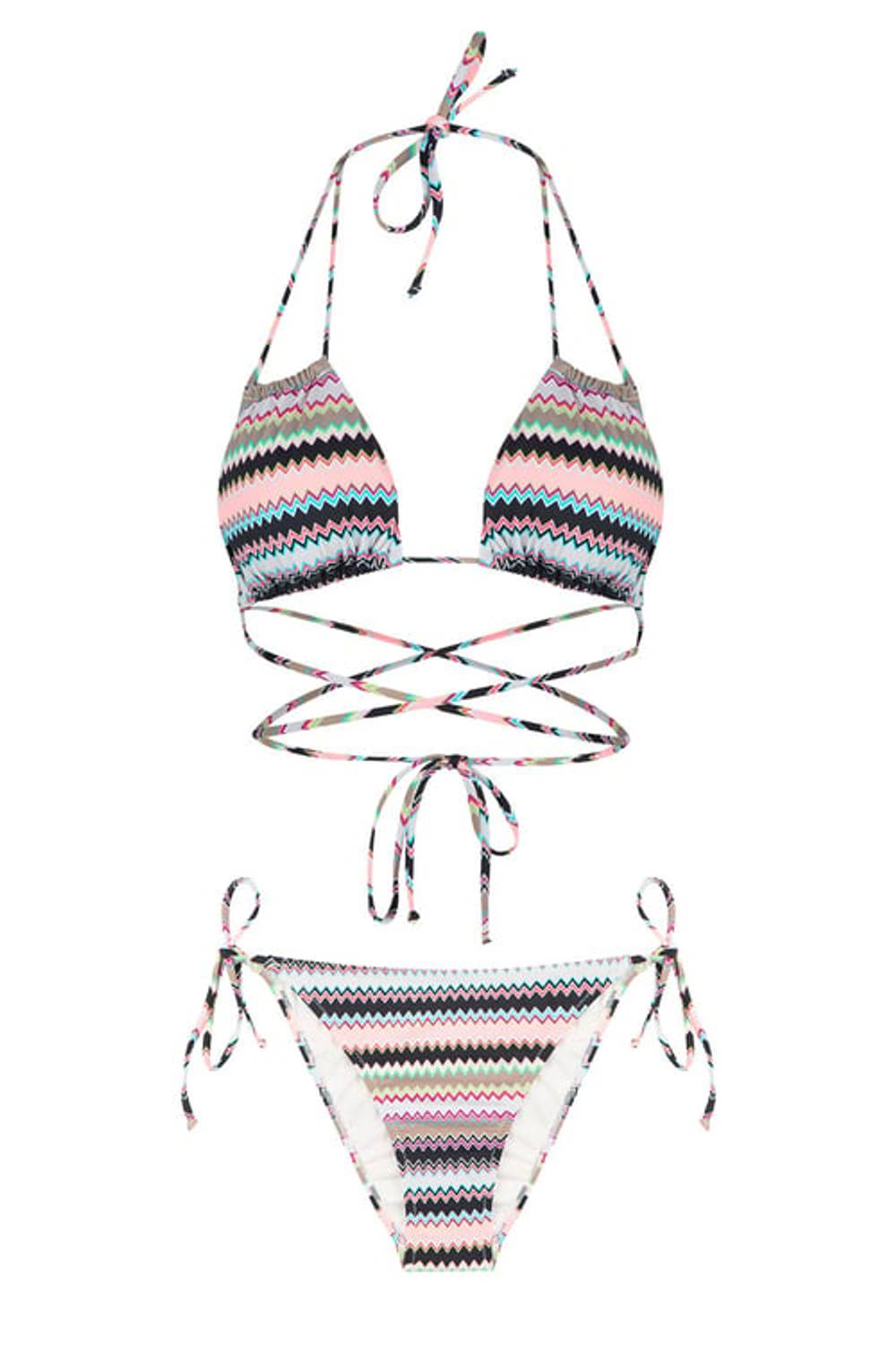 Üçgen Bağlamalı Bikini Takım