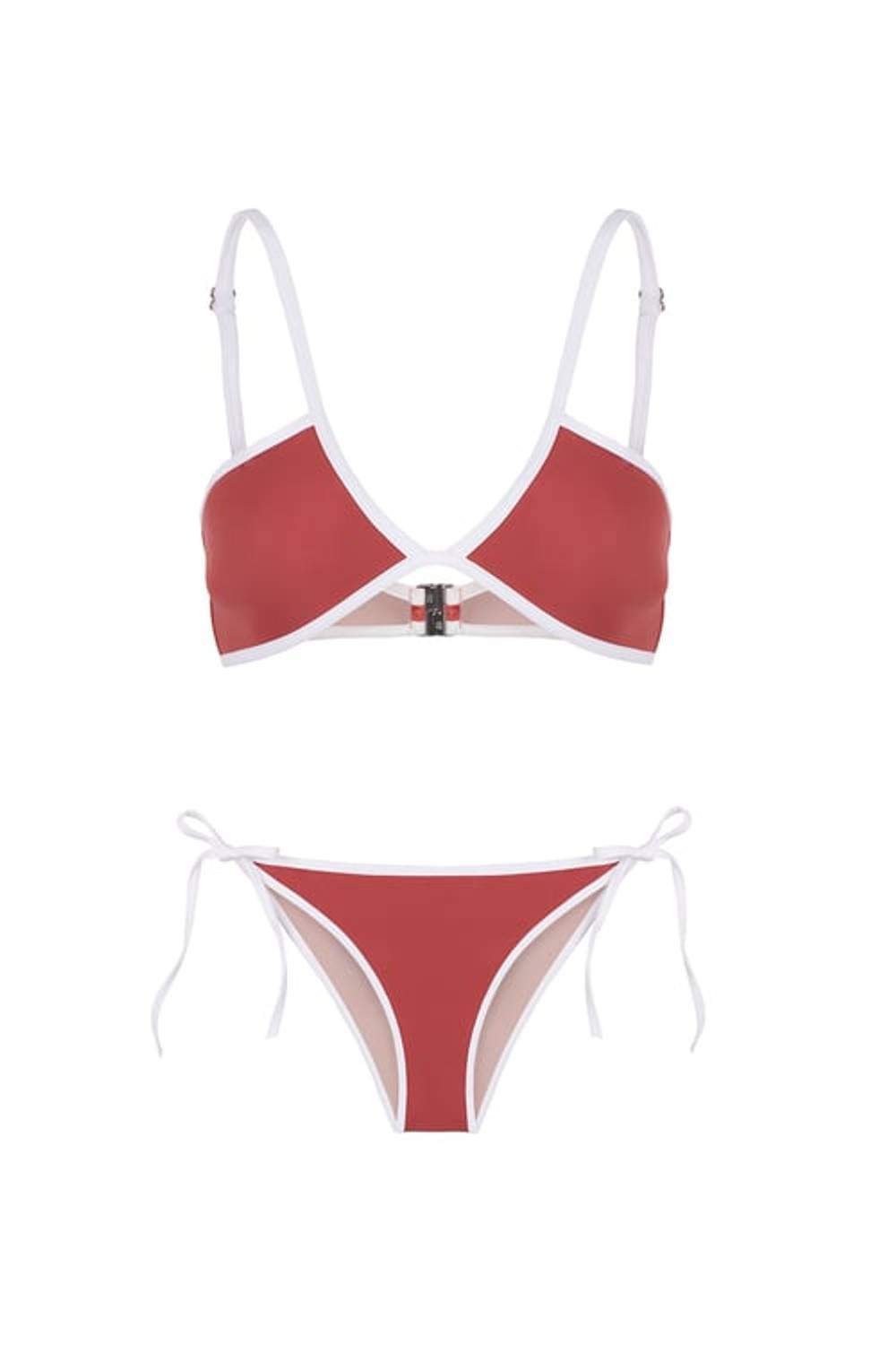 Straplez V Kesim Tarçın Bikini Takım