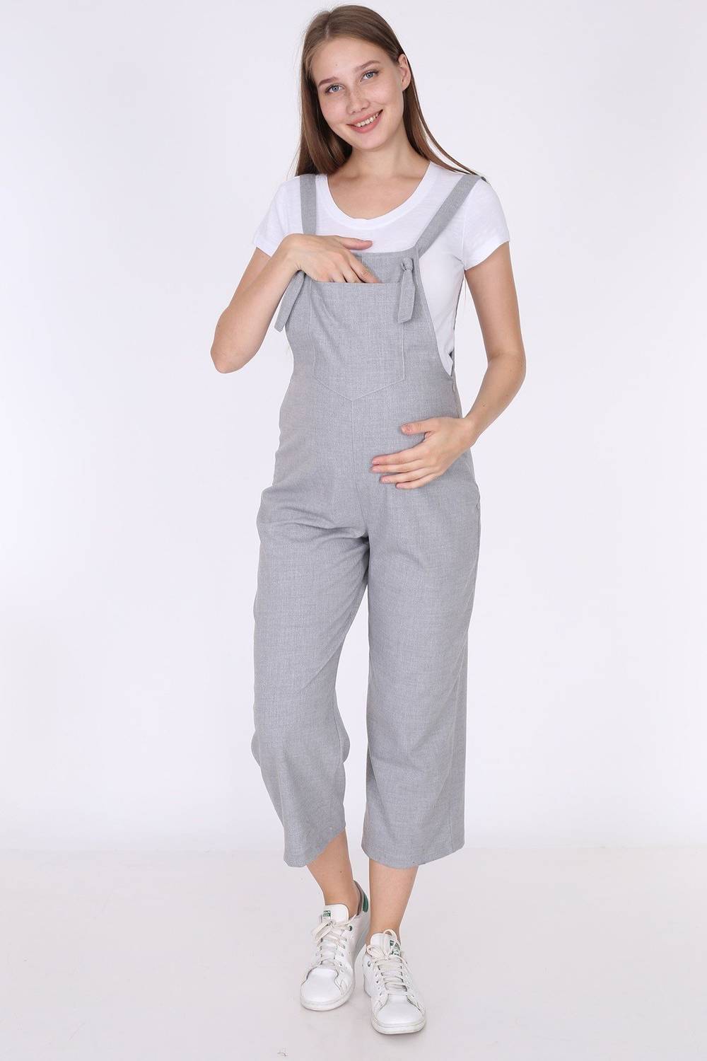 Luvmabelly MYRA6100 - Gray Maternity Loose
