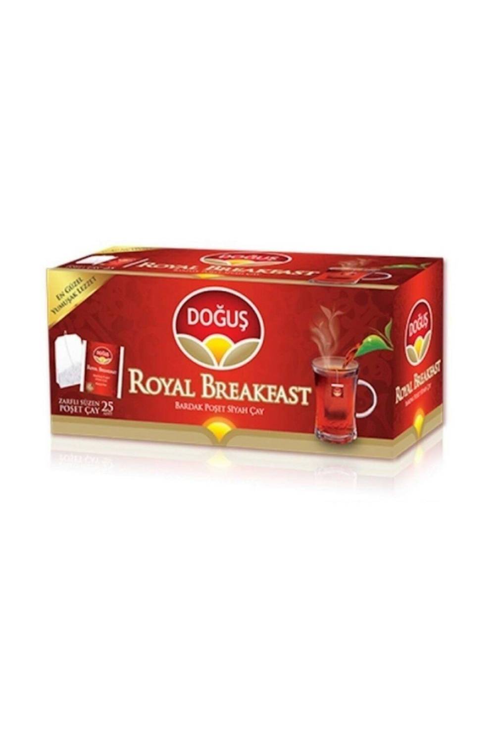 Чай пакетований Doğuş Royal Breakfast, 25x2 г, відмінна якість для сніданку, зручна упаковка, насичений смак