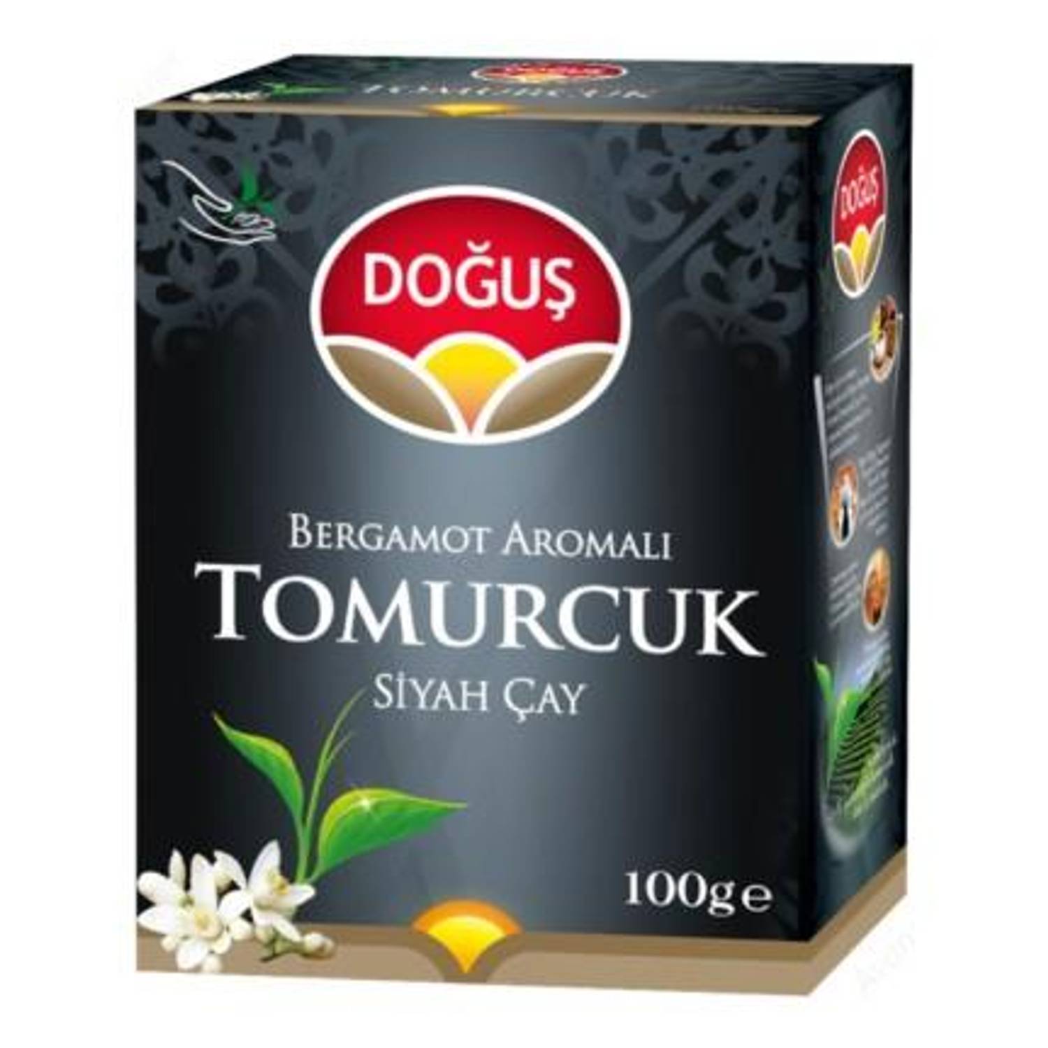 Чай Doğuş Tomurcuk Earl Grey 100 г з ароматом бергамоту, освіжаючий смак і високоякісна улюблена класика