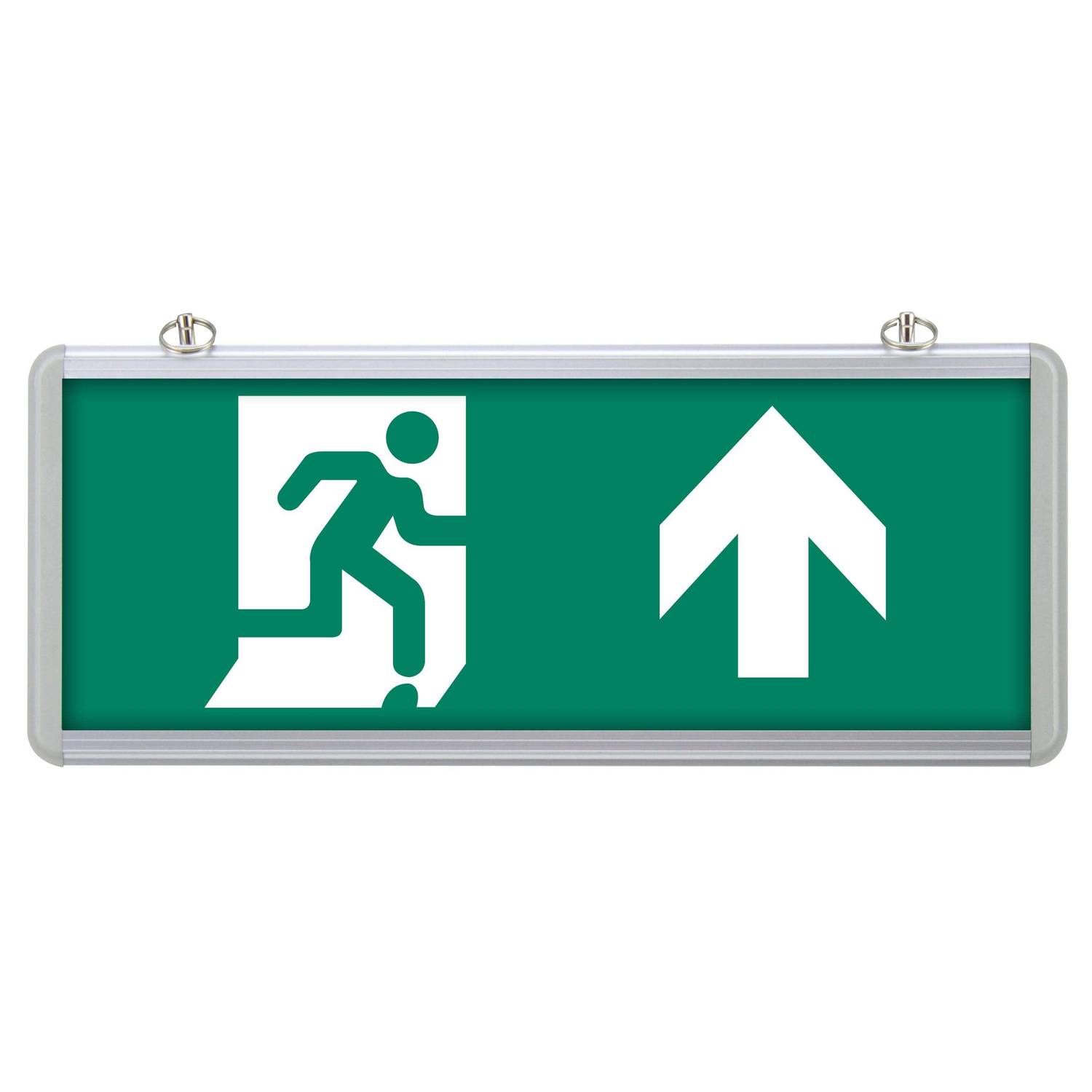 Двосторонній аварійний світловий покажчик з LED підсвічуванням для безпечного виходу в екстрених ситуаціях