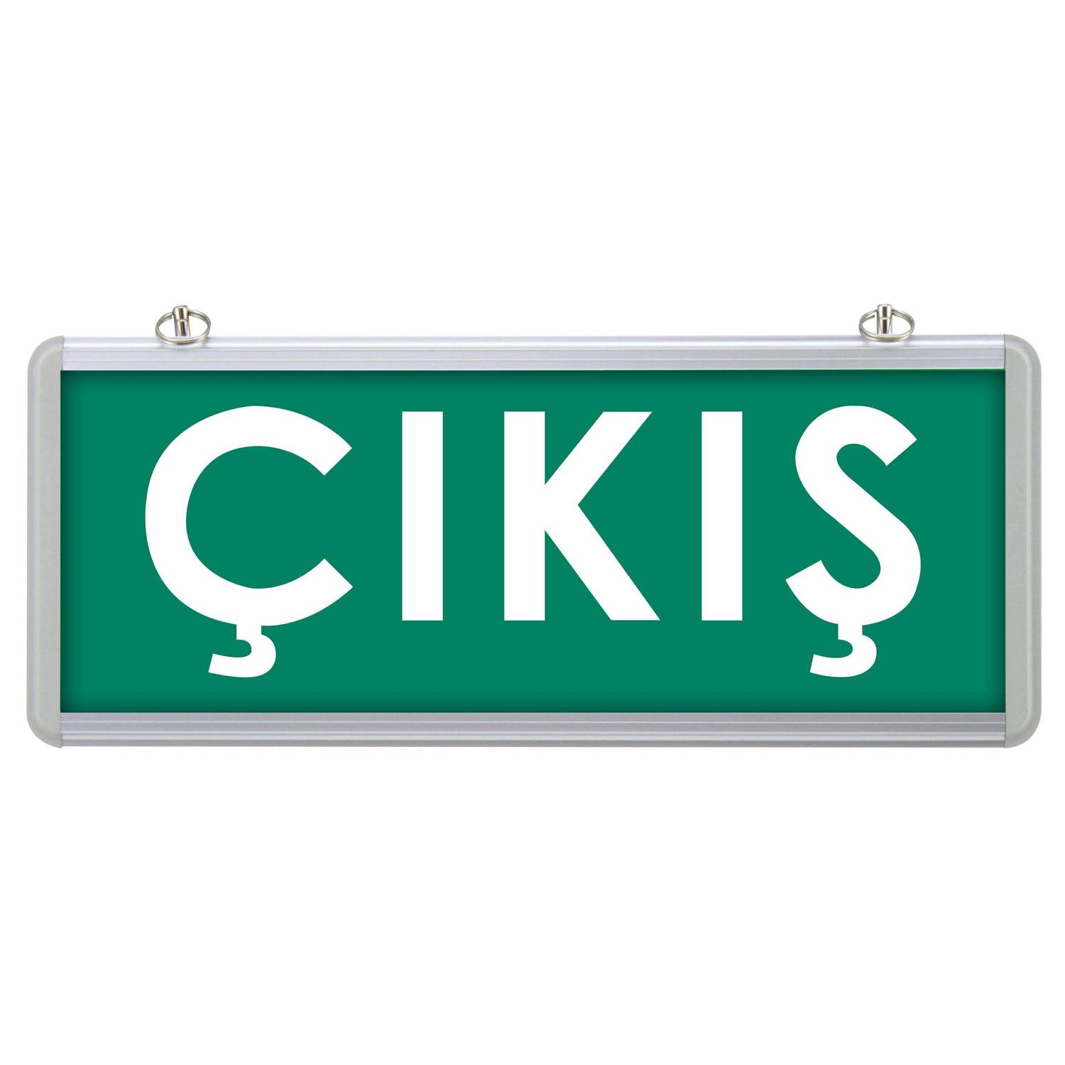 مصباح إضاءة توجيهي مزدوج الاتجاه للطوارئ مع تقنية LED ومدة تشغيل 3 ساعات، مناسب للاستخدام في المباني العامة والمصانع والمدارس