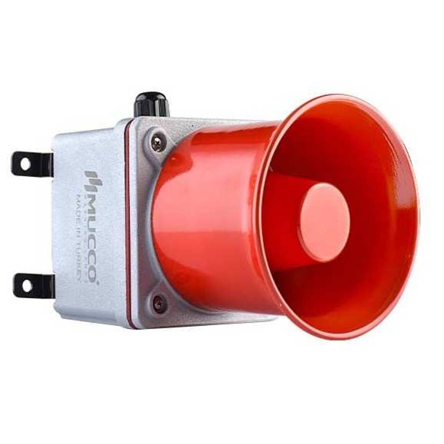 Промислова звукова сирена SNT-EB120-13 12-30V/DC, 7 мелодій, 125-133dB, металева, настінний монтаж, захист від погодних умов