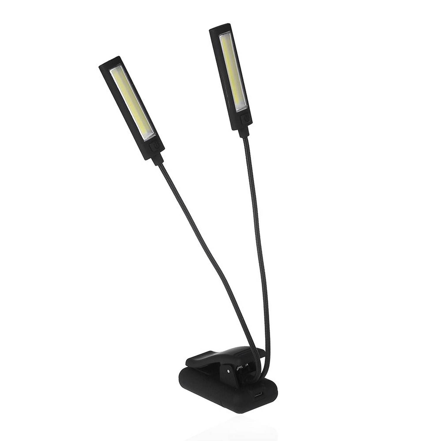 Лампа для читання з затискачем і столова Watton TH-014, 3 режиму світла, USB зарядка, 100000 годин роботи, портативне універсальне використання