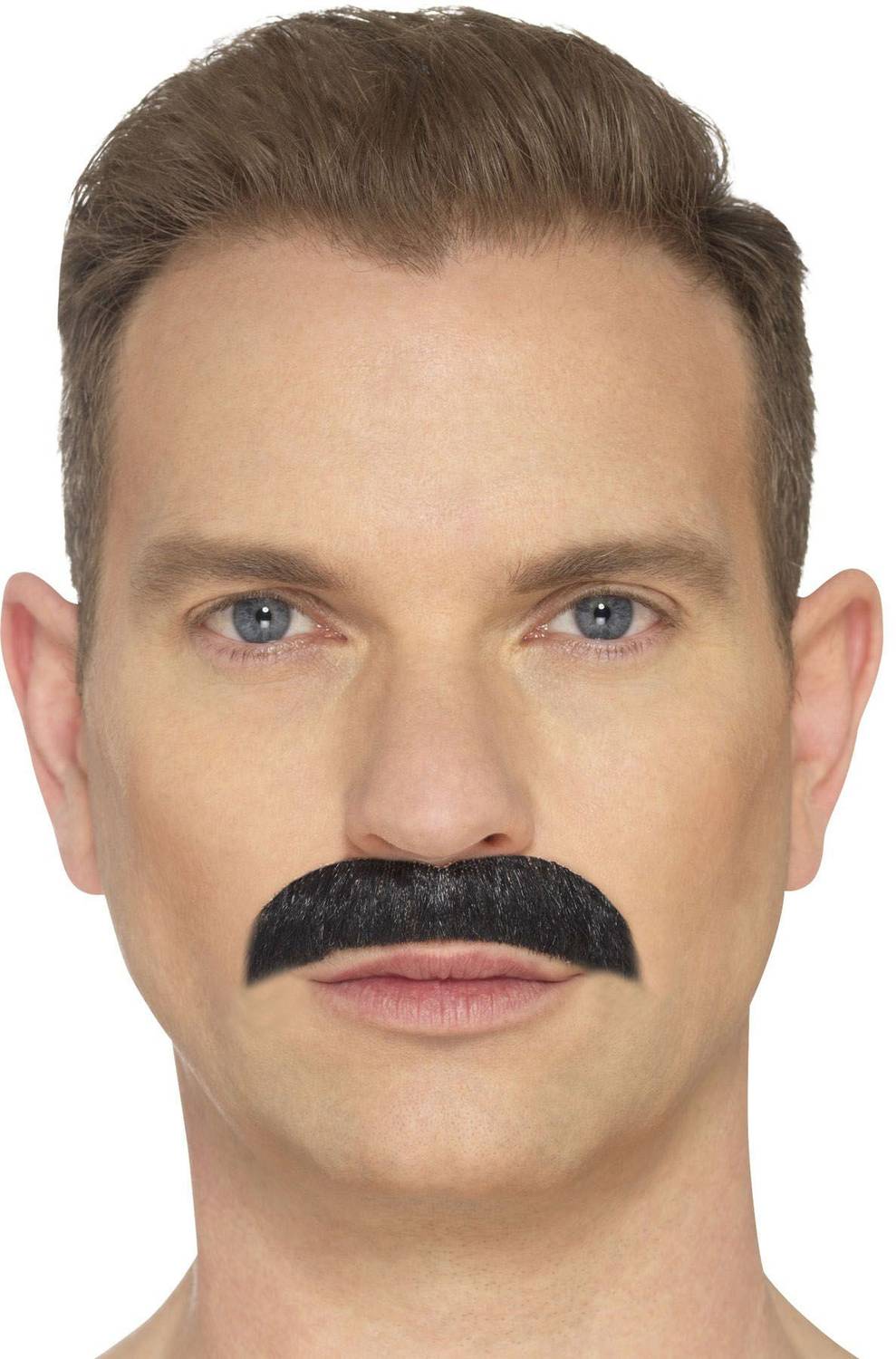 Накладные усы для вечеринки 1 шт, веселый аксессуар для праздников и дней рождения, размер 13 см на 3 см