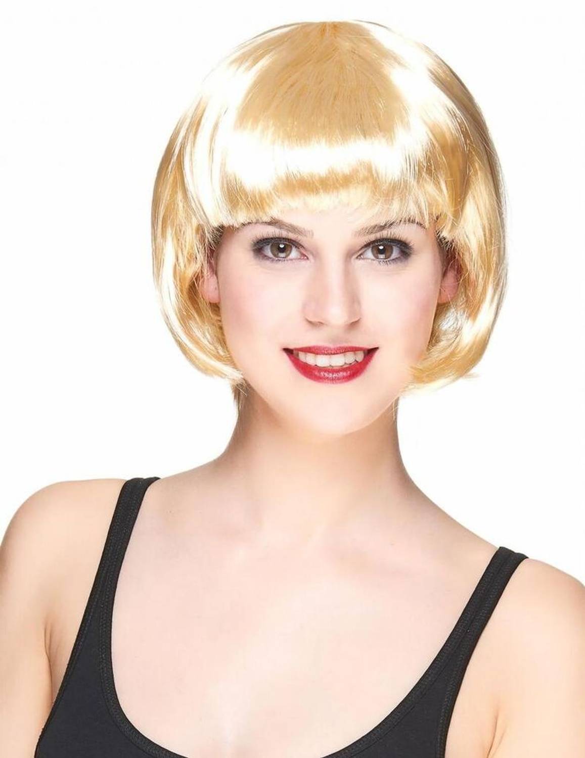 Короткая парик-партия с цветом платины и золотом, синтетический материал, длина 30 см, подходит для взрослых, можно адаптировать для детей