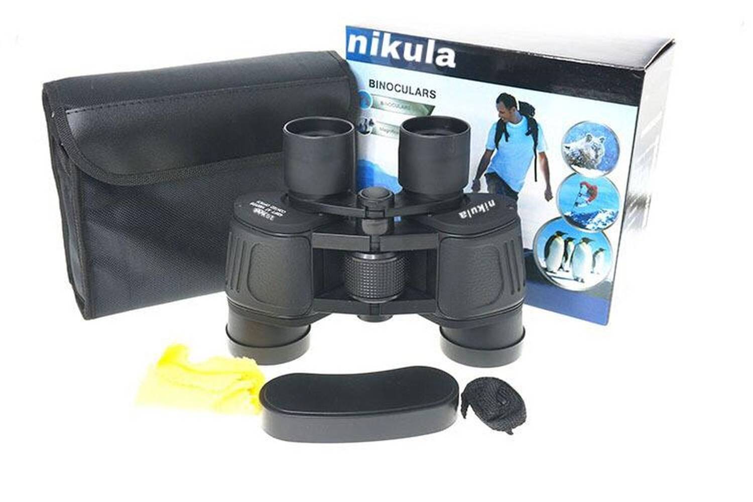 Дюрбін 20x40 Nikula з чохлом для перенесення, збільшення 20x, об'єктив 40 мм, водонепроникний, для спостереження в природі та подорожей