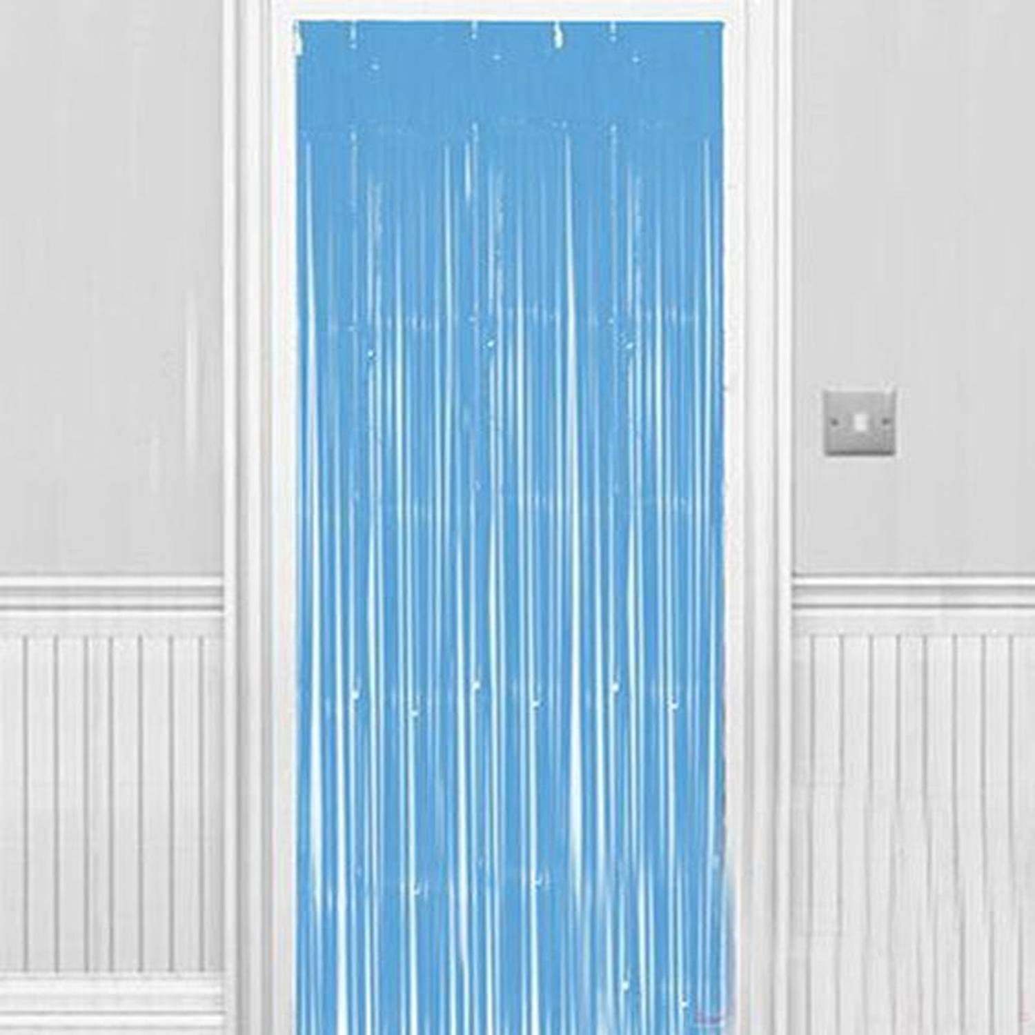 Soft Açık Mavi Renk Duvar ve Kapı Perdesi 100x220 cm