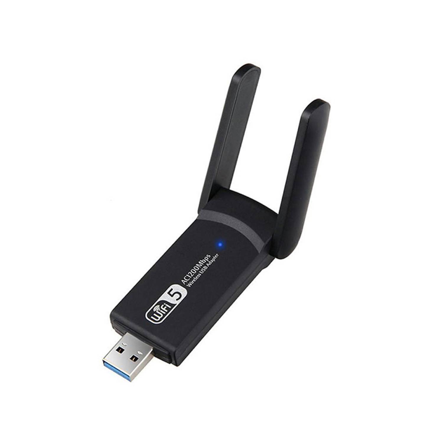 محول واي فاي لاسلكي AC1300 Mbps مزدوج النطاق USB 3.0 مع تقنية نقل متطورة وميزات أمان متعددة