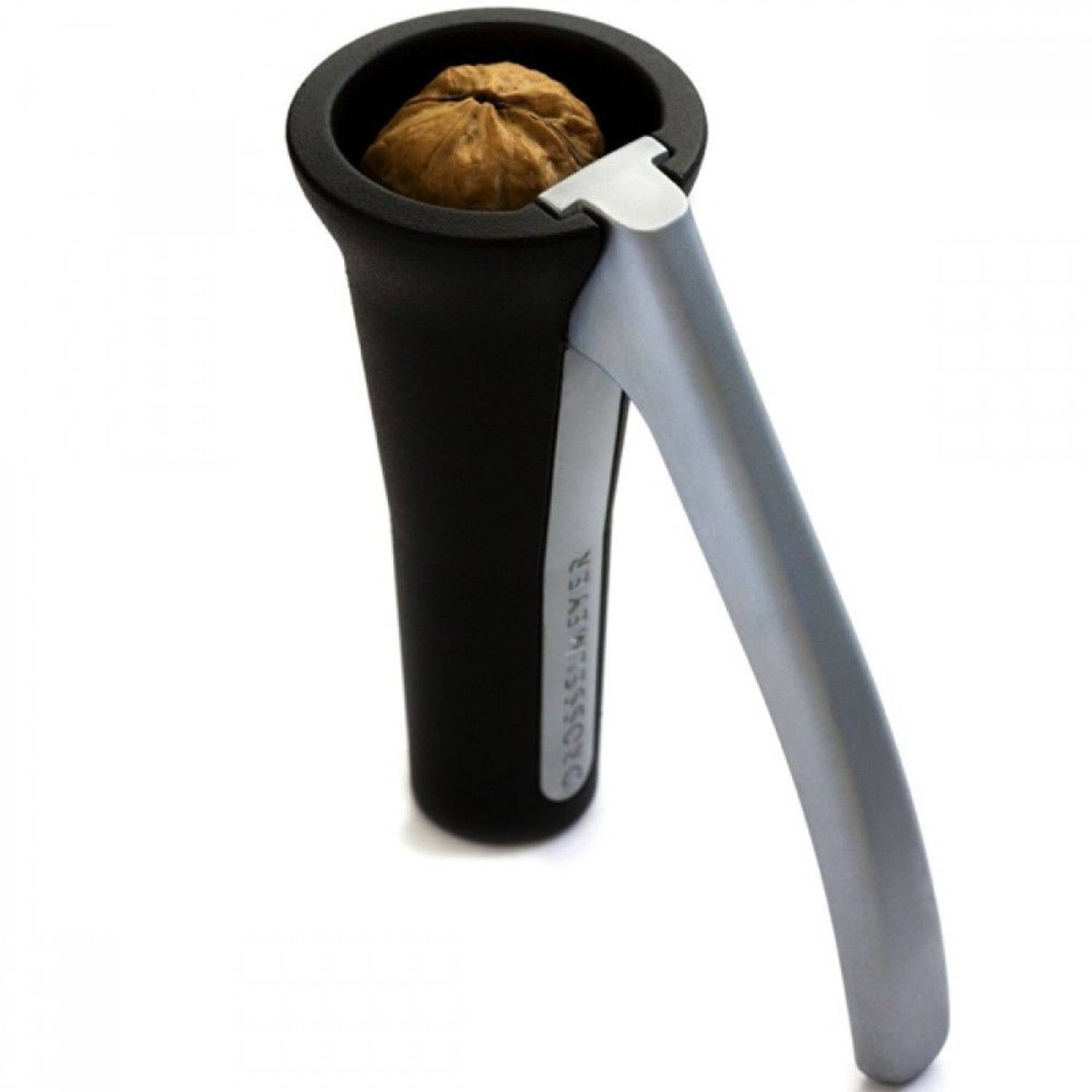 Металлический пресс для орехов и фундука с двумя отделениями, простой в использовании и долговечный, подходит для любых видов орехов