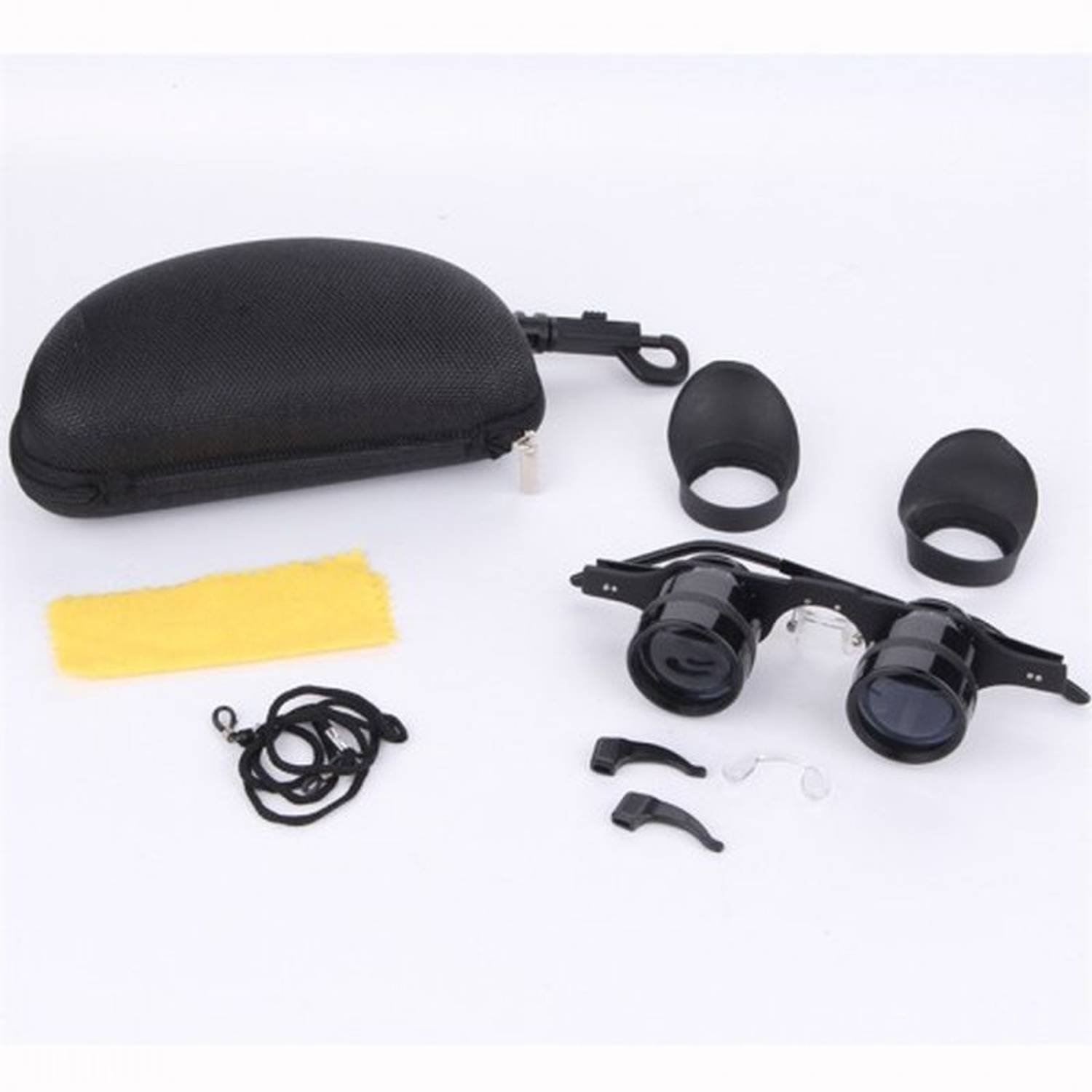 Очки-дурбин 2.8X28 для оперы/театра/концертов, удобный и практичный, с чехлом и ремнем, высокопрочный пластик, идеален для охотников и исследователей