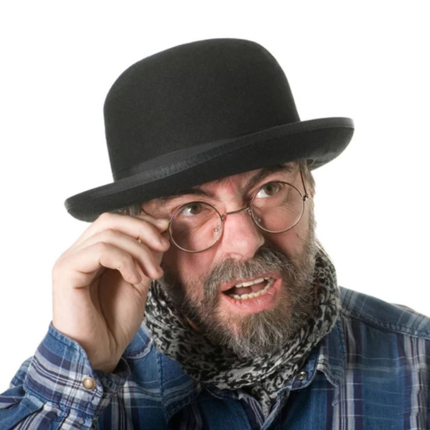 Чорна ретро капелюх Derby для дорослих 58 см, підходить для дітей від 9 років