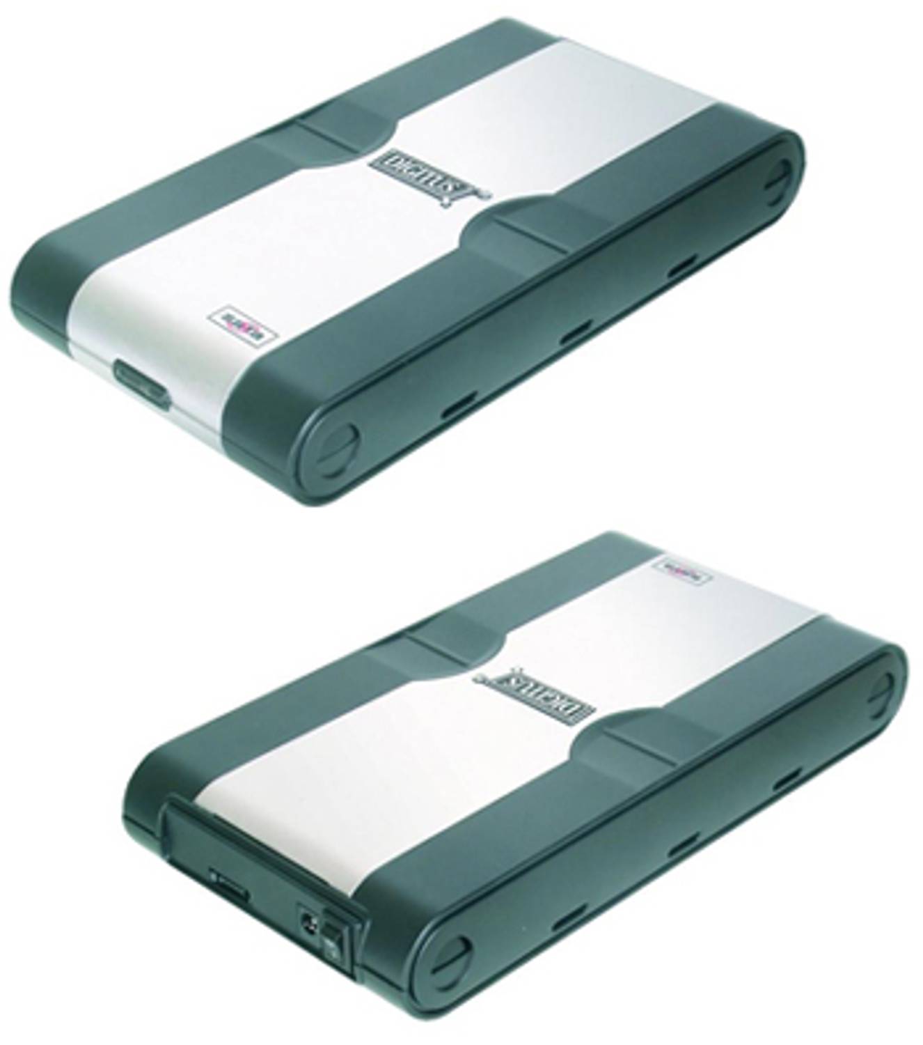 Зовнішній жорсткий диск Digitus 3,5 дюйма SATA, пластик/алюміній, швидкість передачі до 1.5 Гбіт/с, адаптер живлення та кабель у комплекті