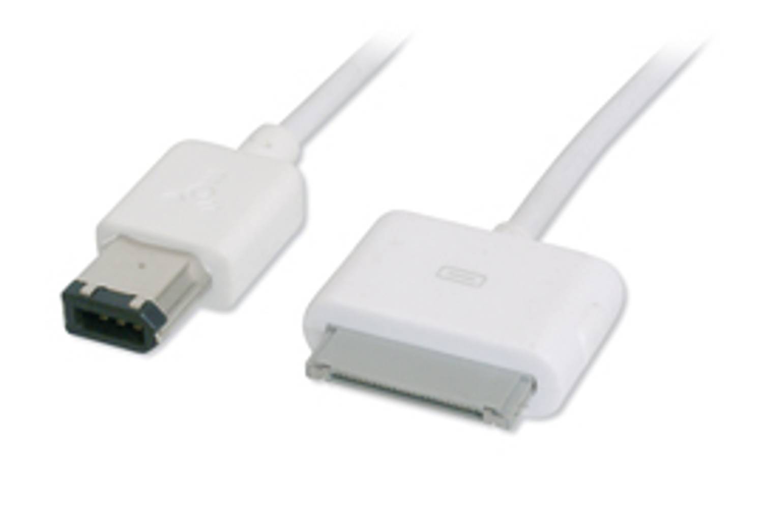 كابل توصيل IPod بجهاز الكمبيوتر مع واجهة IEEE 1394، طول 2 متر، متوافق مع جميع طرازات IPod، يتضمن موصل HotSync