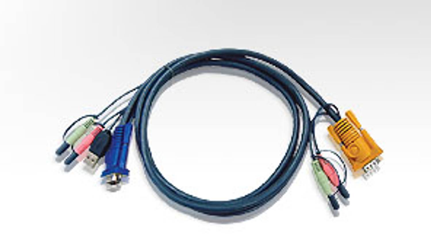 USB KVM (Keyboard/Video Monitor/Mouse) Cable for Switch, 1.80 me