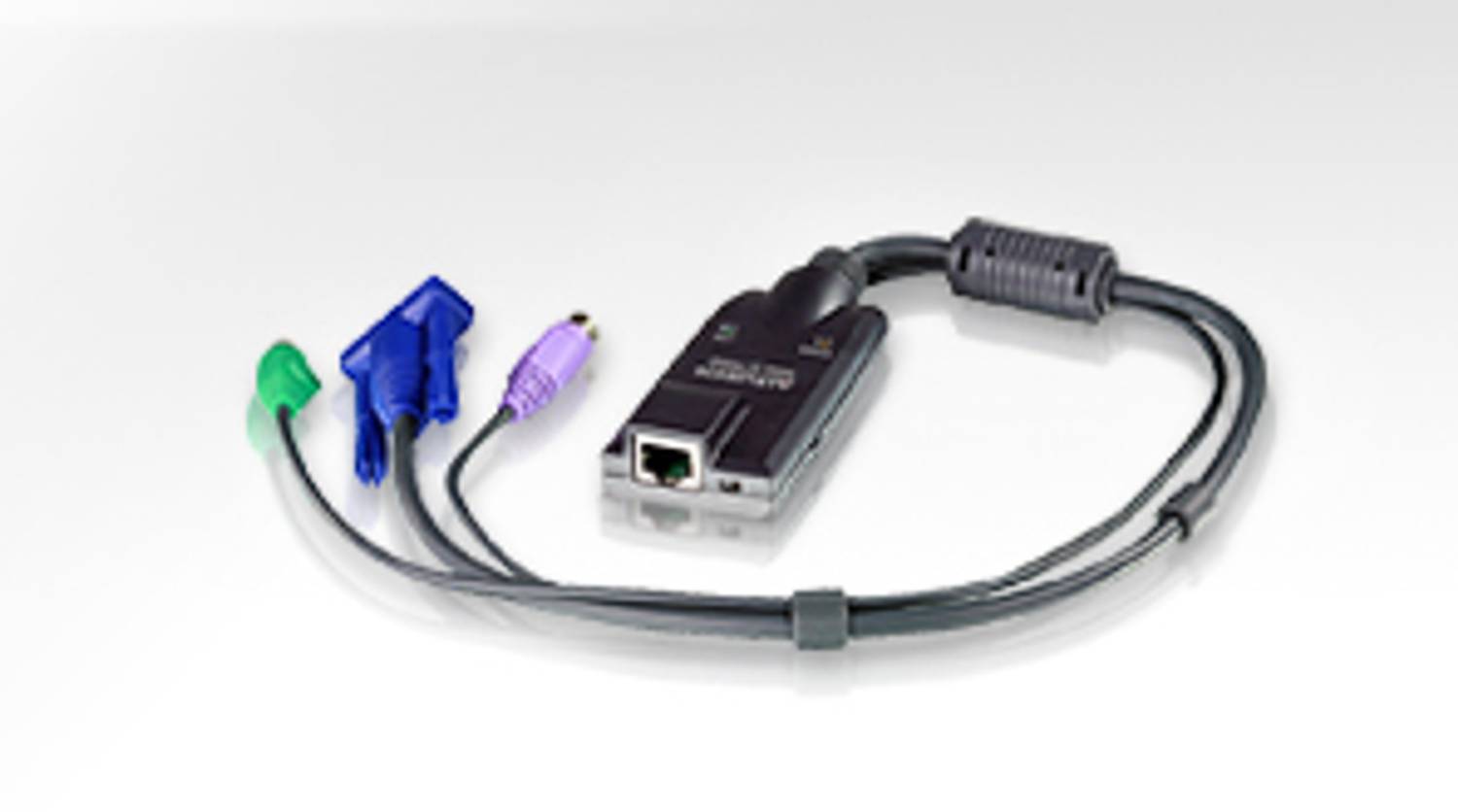 كابل محول PS/2 KVM من ألتيزن، مسافة قصوى 40 متر، تصميم مضغوط، دعم دقة عالية 1280x1024، تقنية ASIC، سهل التركيب والتشغيل